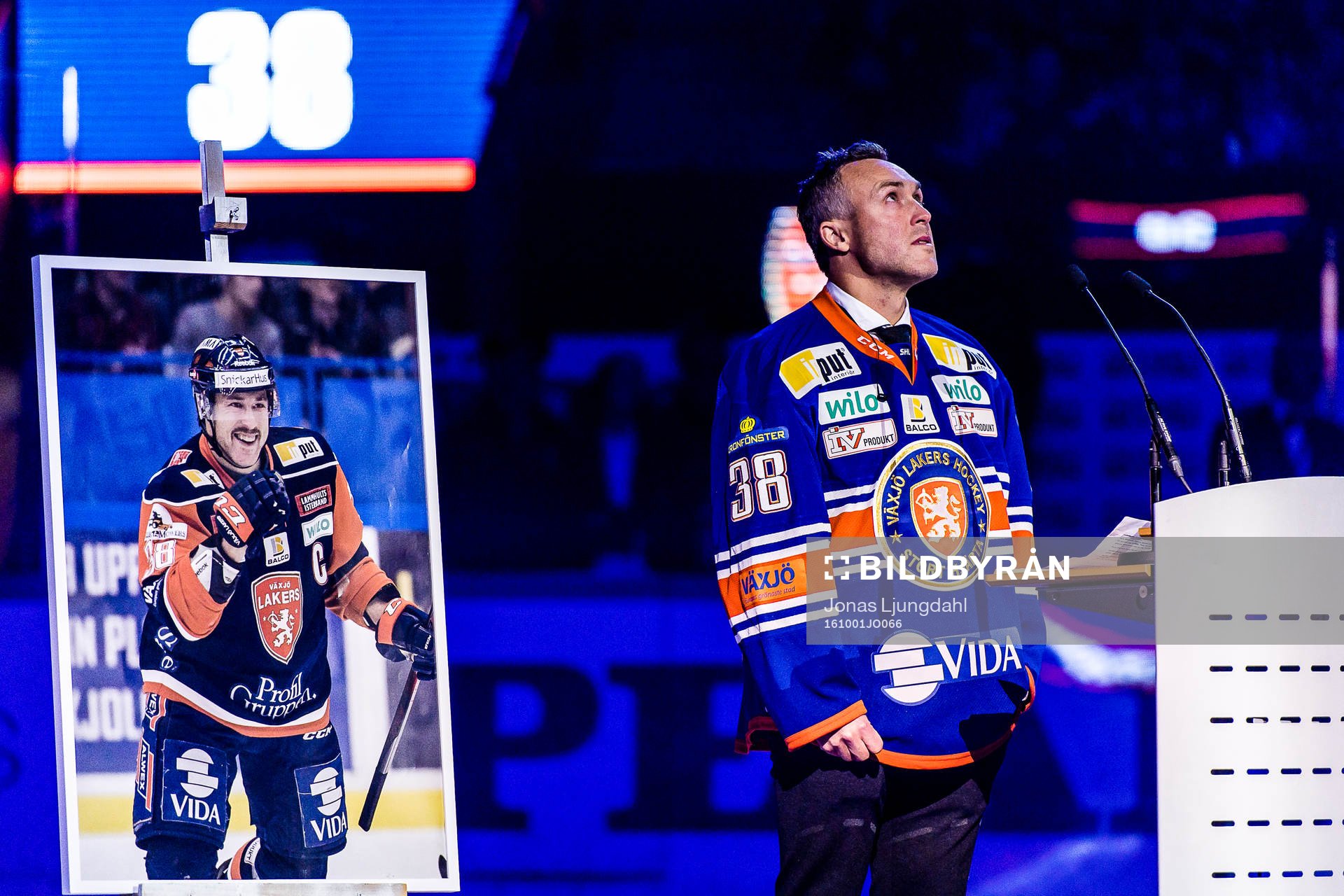 Växjös tidigare lagkapten Johan Markusson uppmärksammas