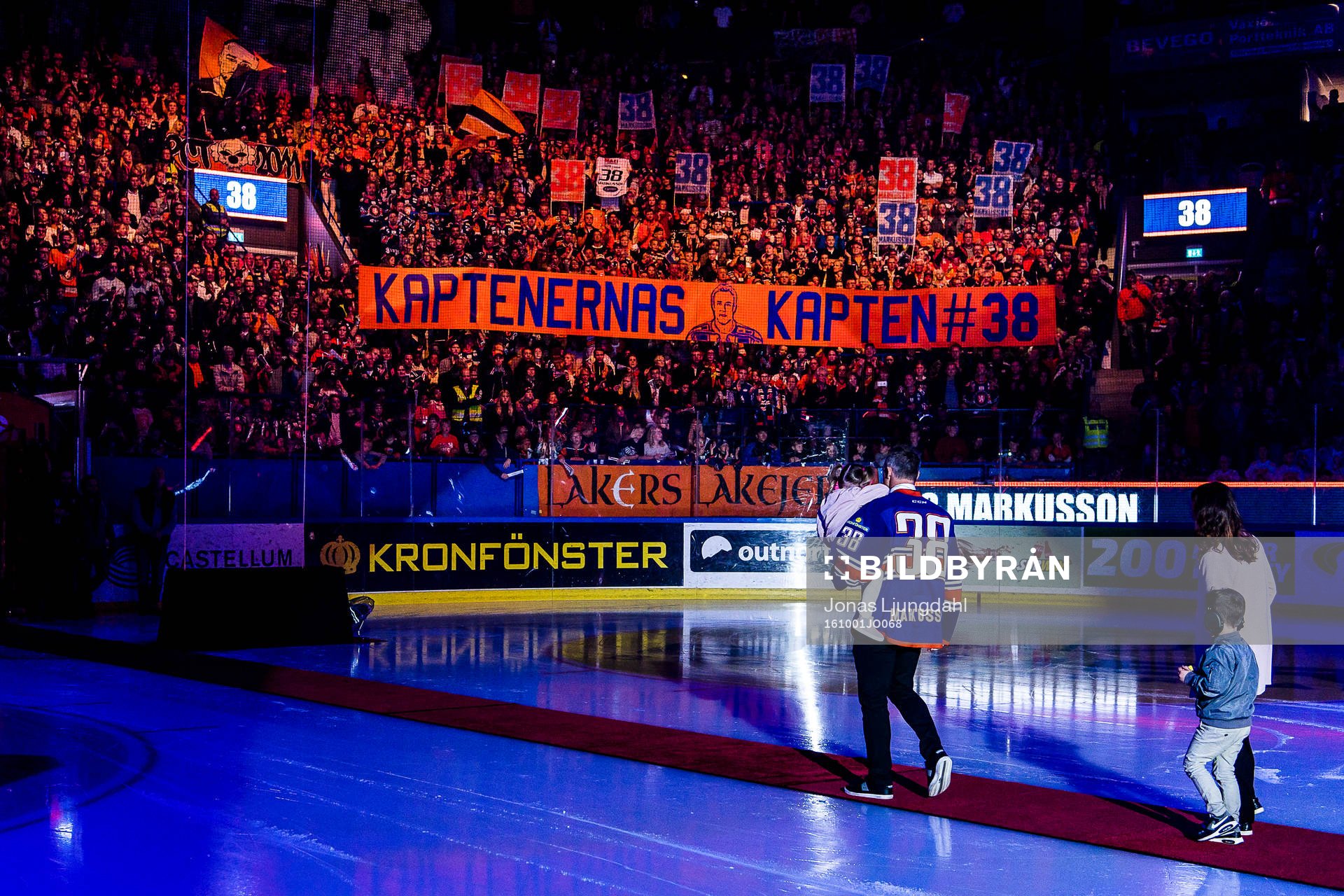 Växjös tidigare lagkapten Johan Markusson uppmärksammas