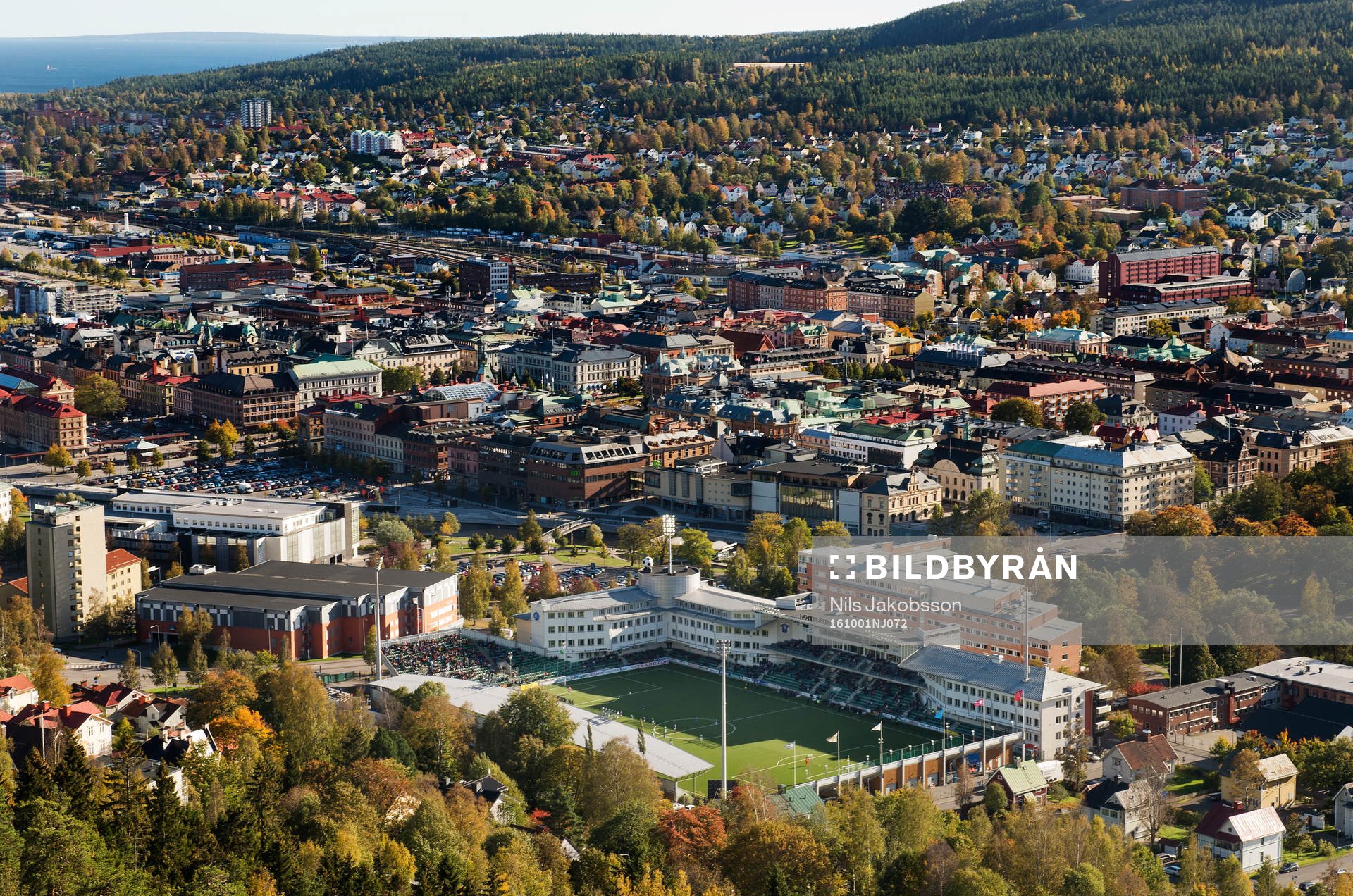 Sundsvalls hemmaplan Norrporten Arena under fotbollsmatchen i Allsvenskan mellan GIF Sundsvall och Jönköping Södra den 01 oktober 2016 i Sundsvall.
