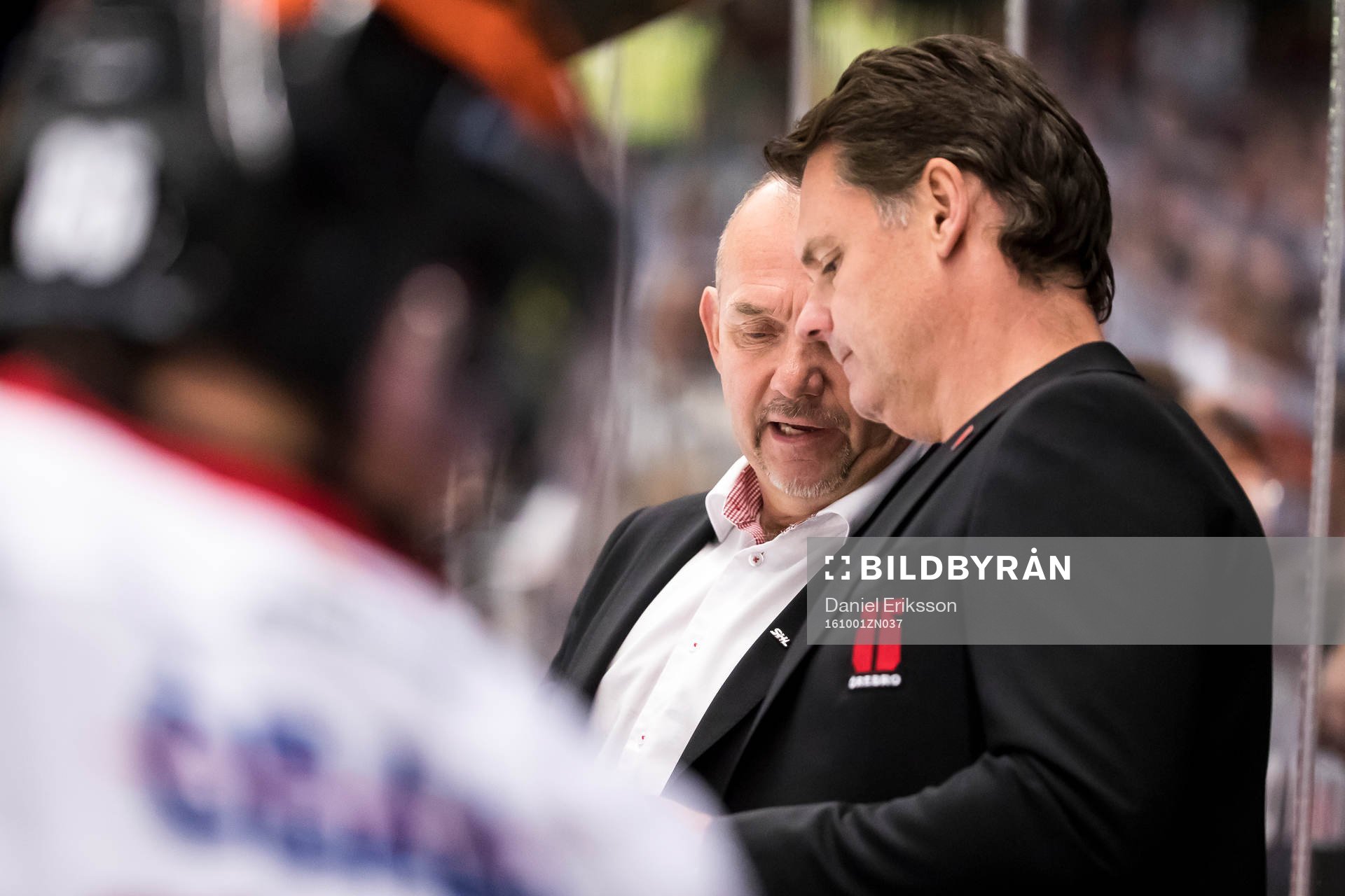 Örebros tränare Kent Johansson och Örebros assisterande