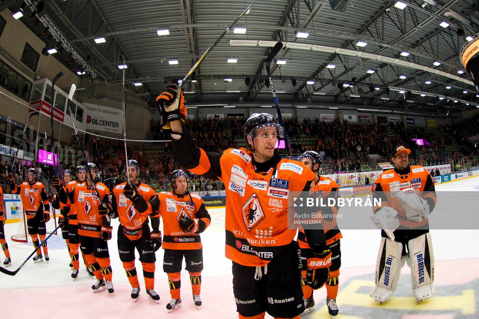 Karlskronas Robin Gartner jublar