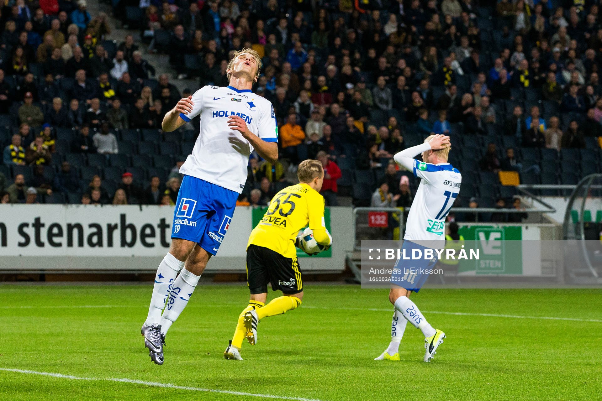 Norrköpings Sebastian Andersson och Karl Holmberg deppar