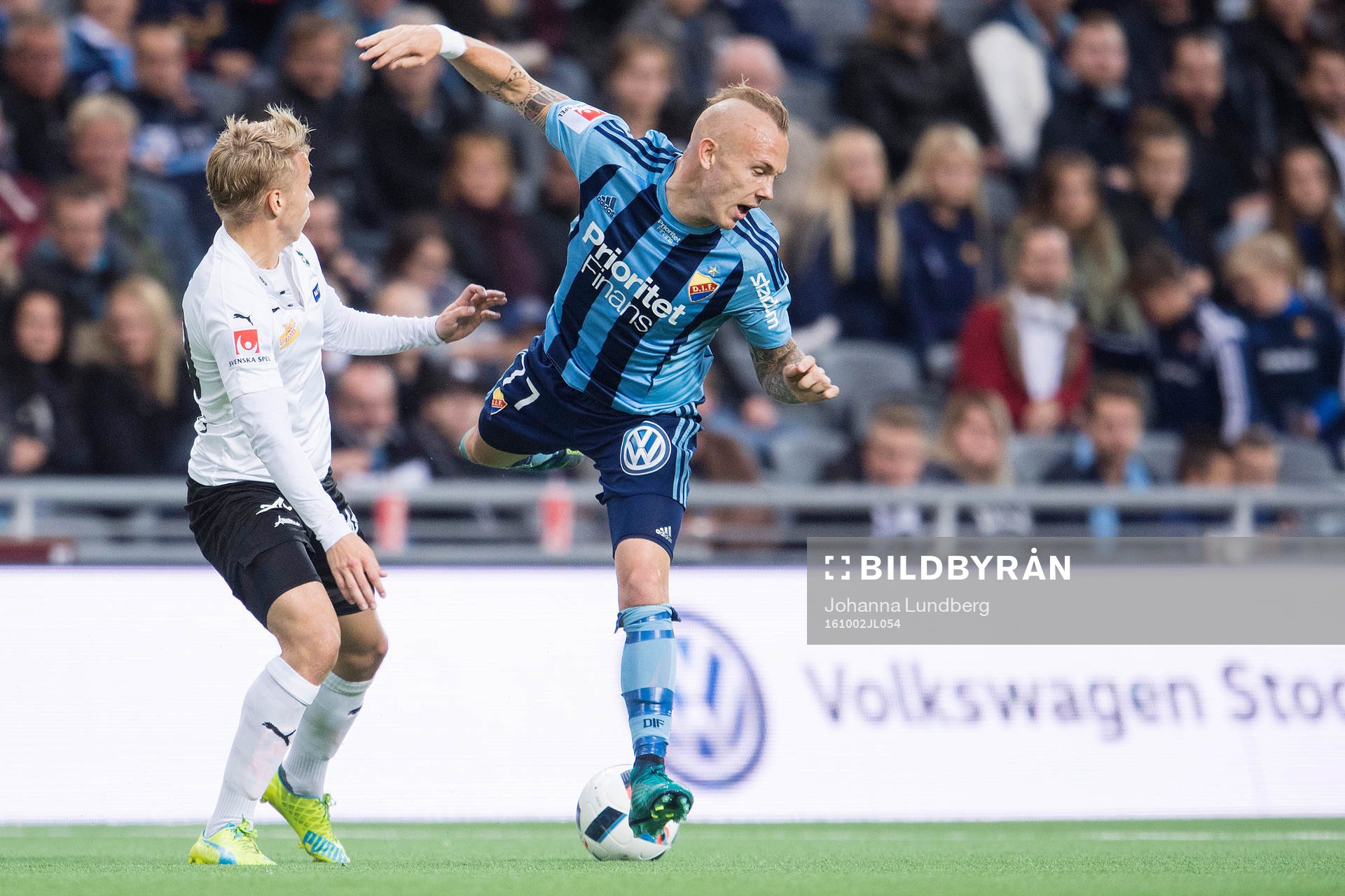 Örebros Sebastian Ring och Djurgårdens Magnus Eriksson