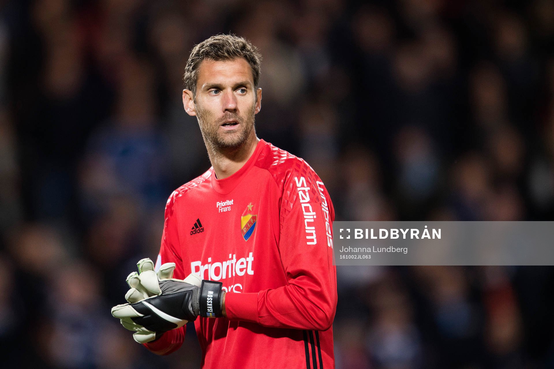 Djurgårdens målvakt Andreas Isaksson