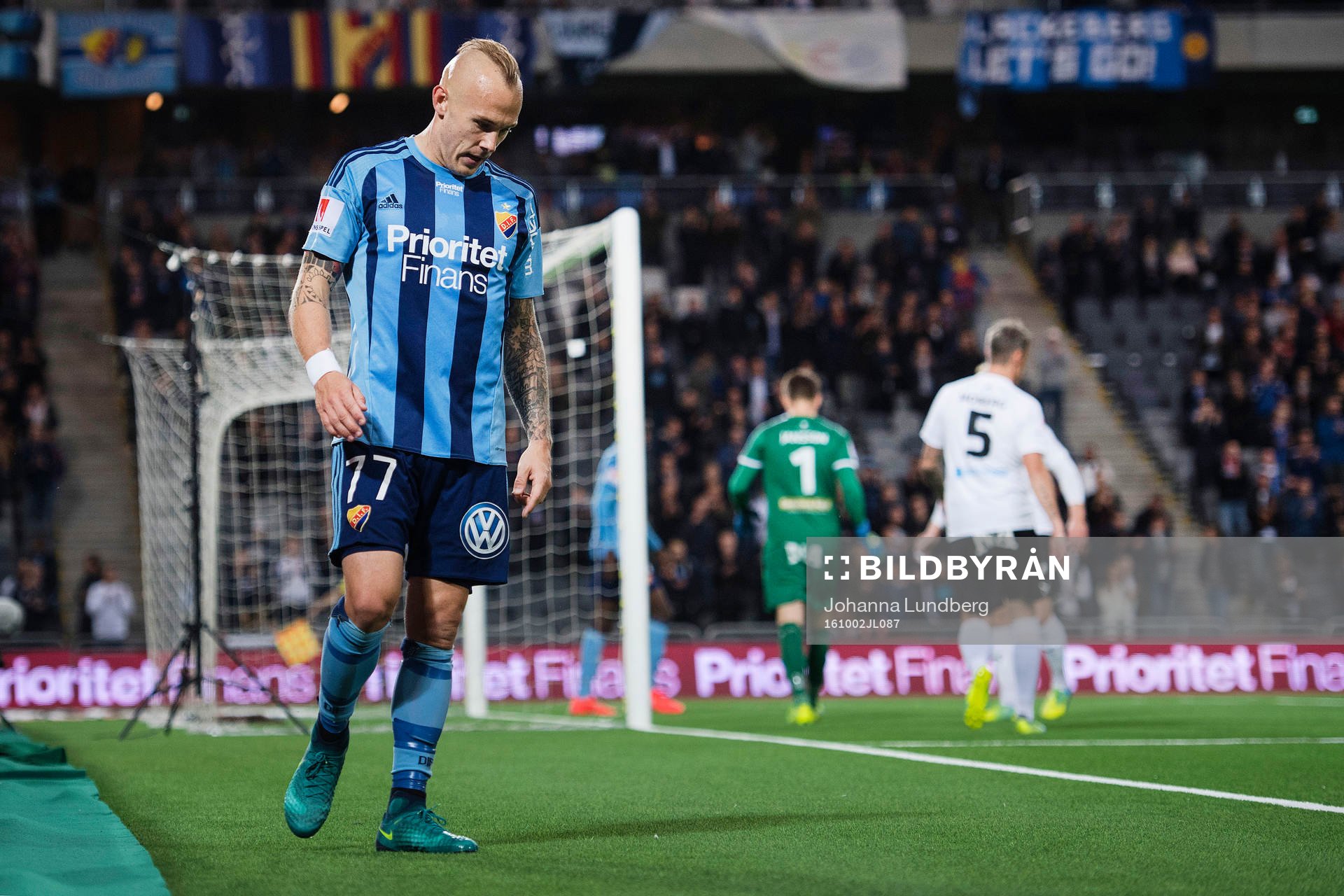 Djurgårdens Magnus Eriksson deppar