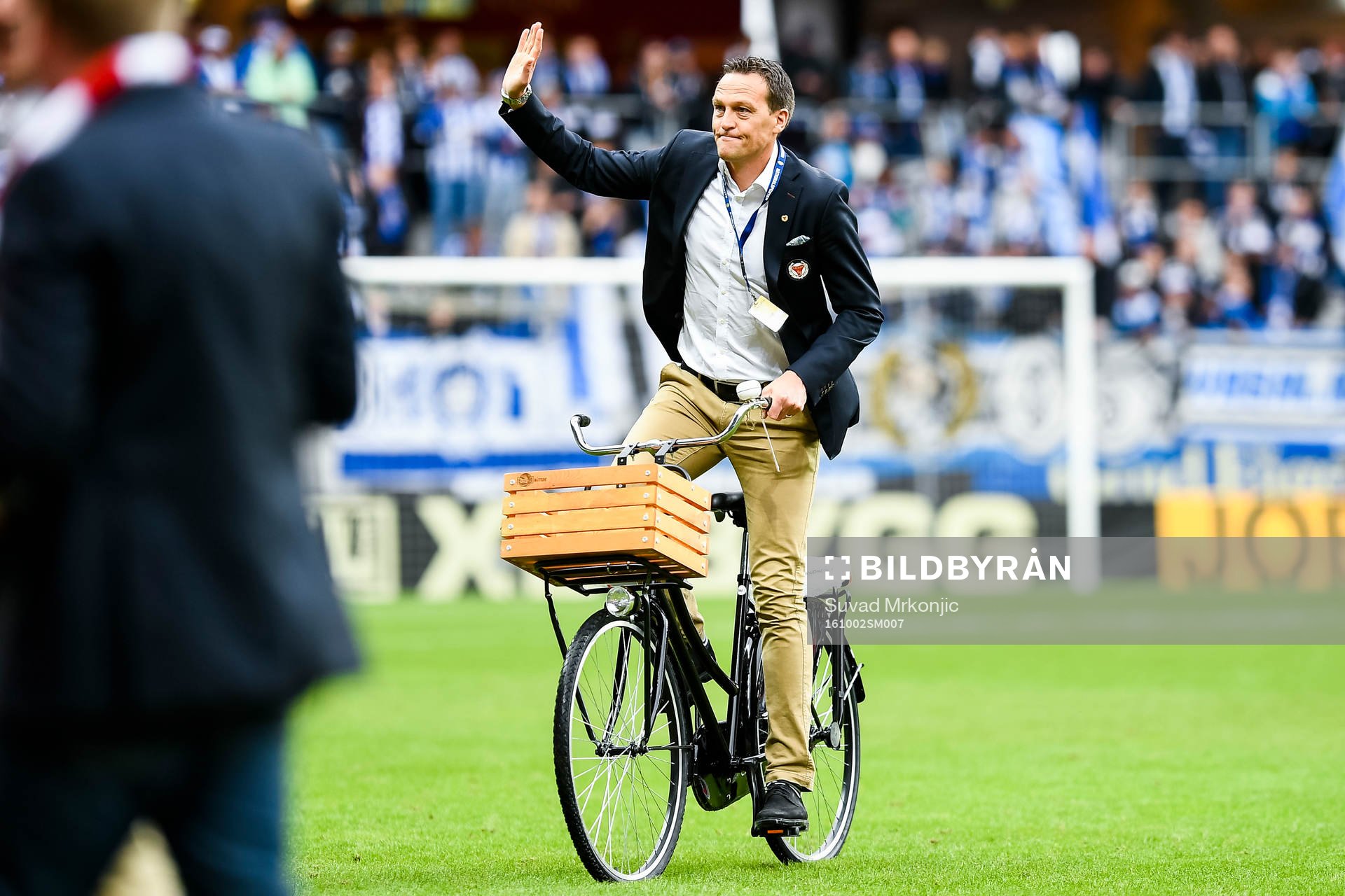 Kalmars klubbchef Svante Samuelsson före fotbollsmatchen i