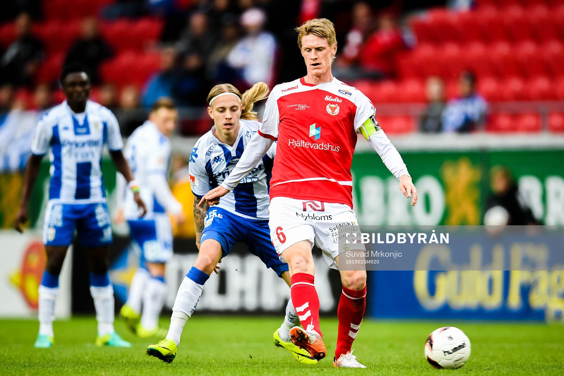 Kalmars Rasmus Elm och IFK Göteborgs Elias Mar Omarsson