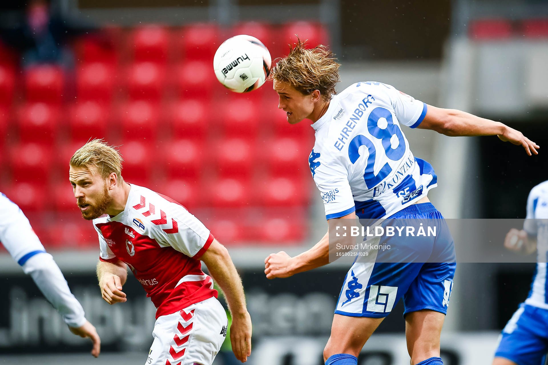 Kalmars Henri Anier och IFK Göteborgs Thomas Rogne
