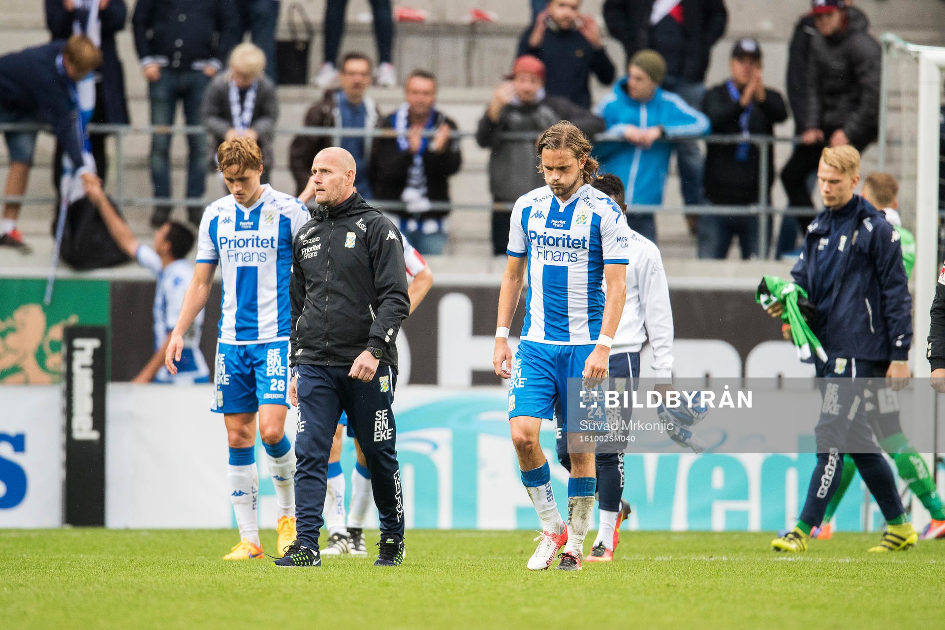 IFK Göteborgs Tom Pettersson och Thomas Rogne deppar