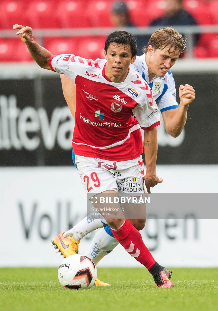 Kalmars Romário Pereira Sipião och IFK Göteborgs Thomas