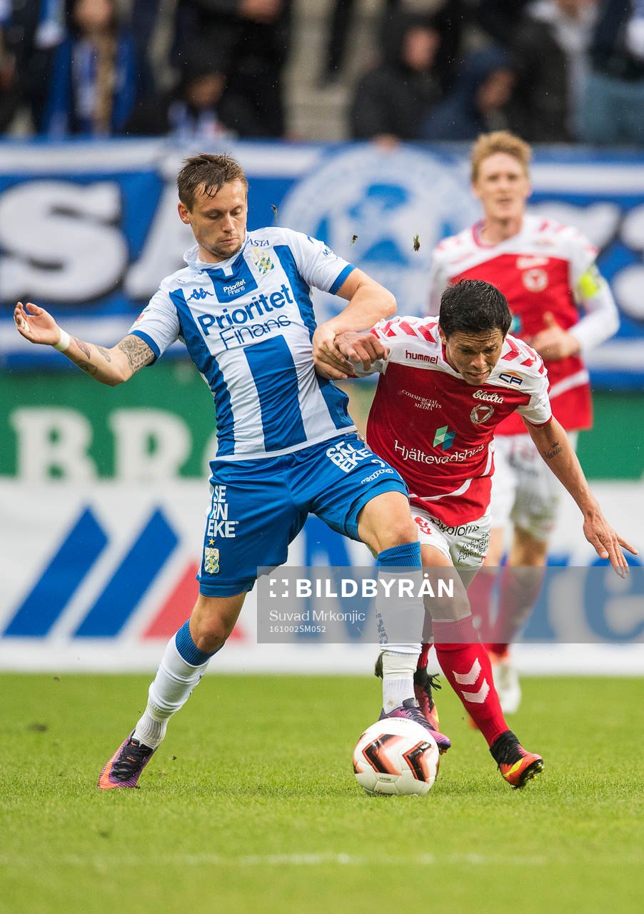 IFK Göteborgs Jakob Ankersen och Kalmars Romário Pereira
