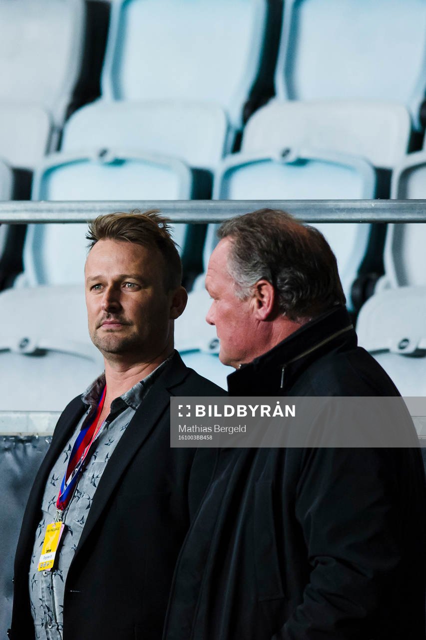 Örgrytes klubbdirektör Pierre Edström och