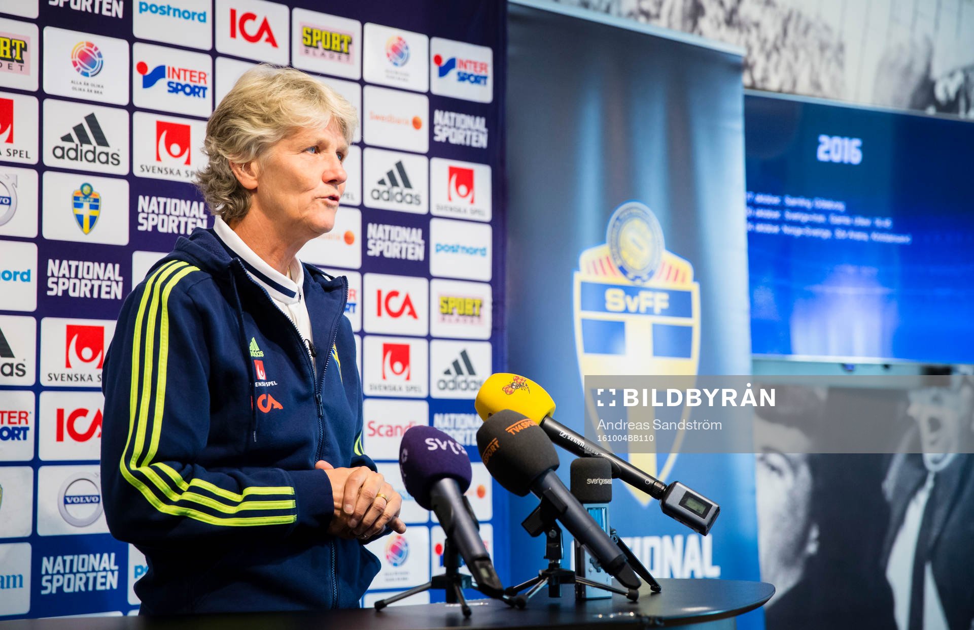 Sveriges förbundskapten för damfotbollslandslaget, Pia