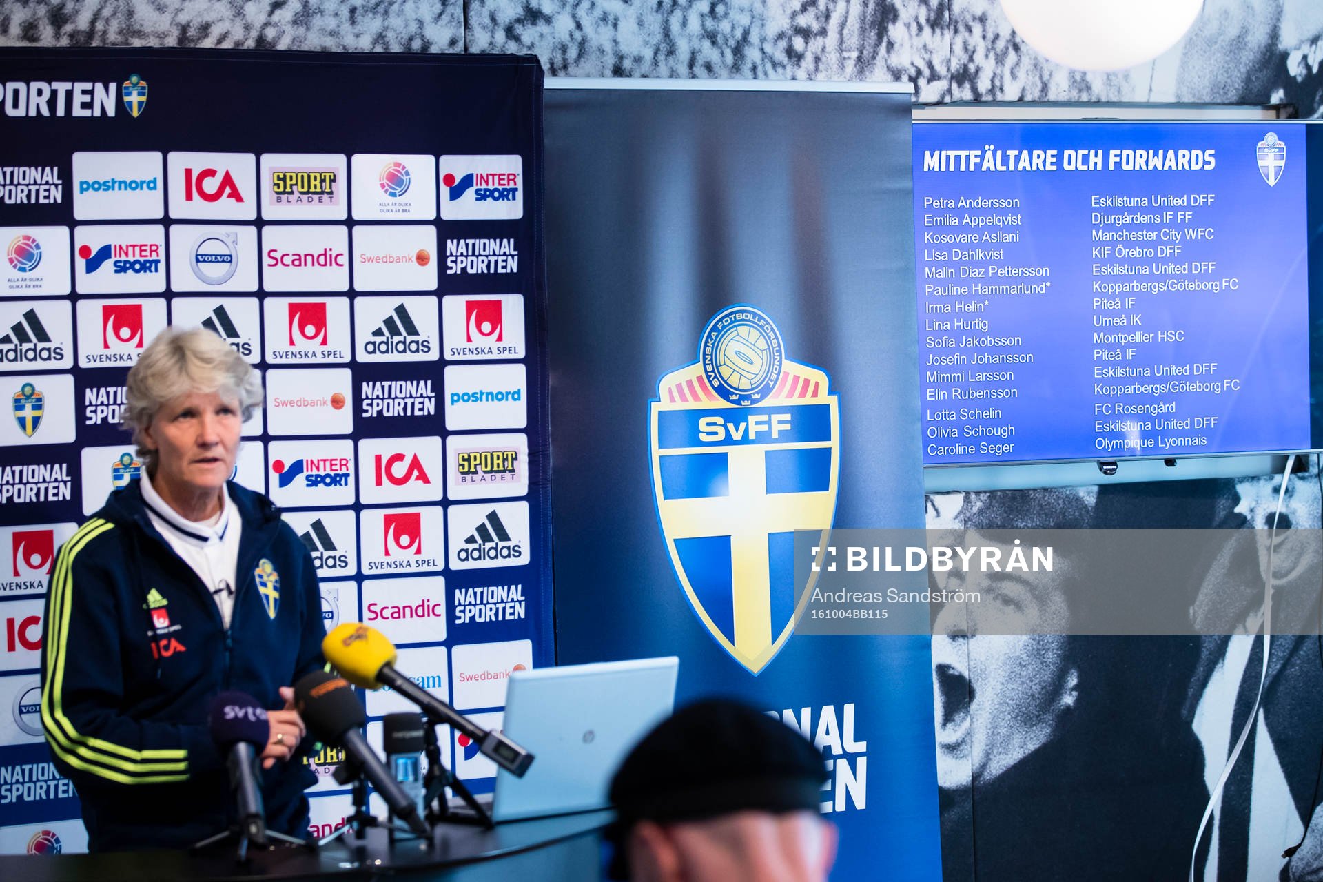 Sveriges förbundskapten för damfotbollslandslaget, Pia