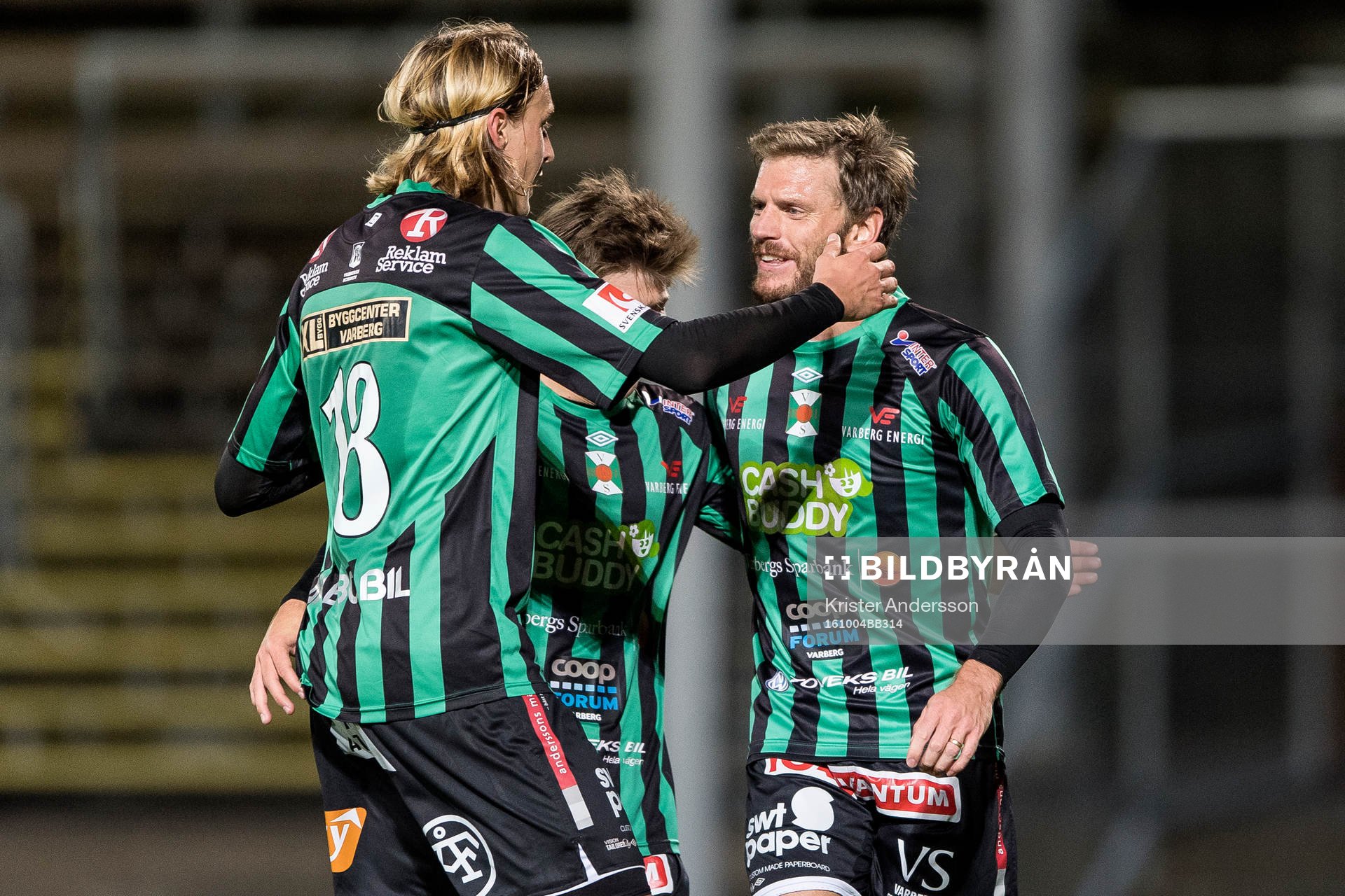 Varbergs Joakim Lindner, Joel Palmquist och Karl