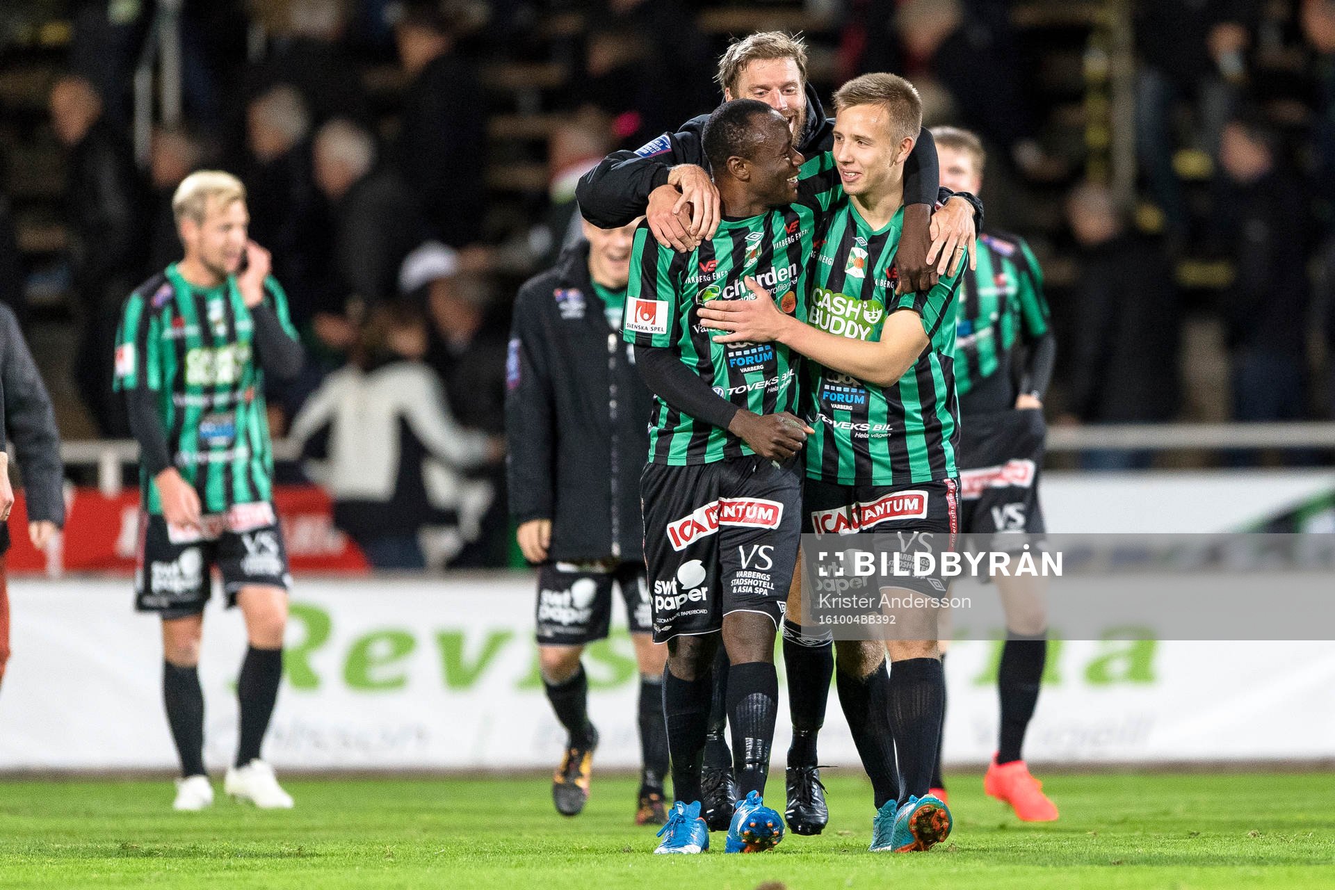 Varbergs Nsima Peter, Karl Söderström och Ivan Näsberg
