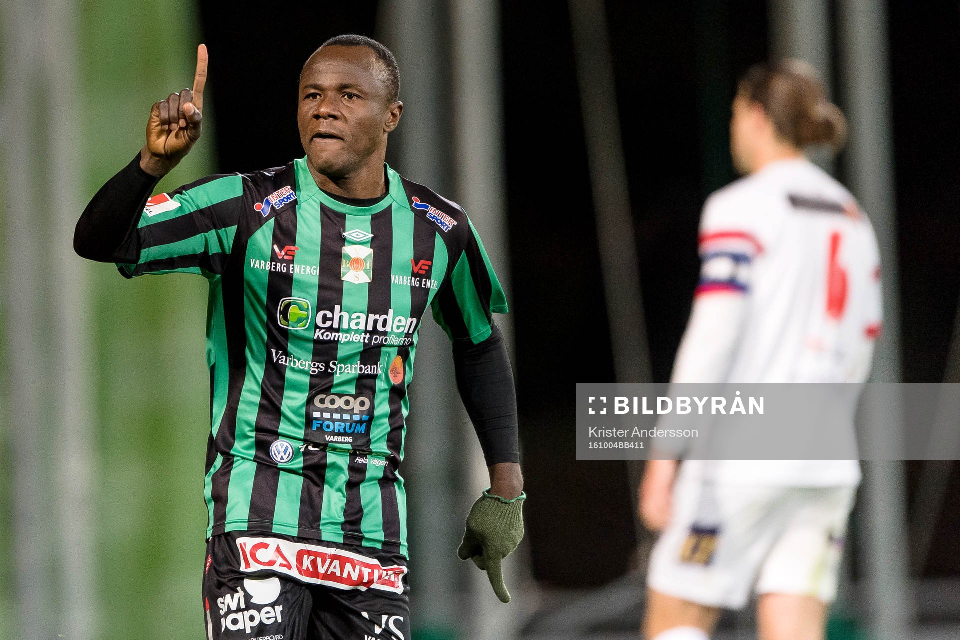 Varbergs Nsima Peter jublar