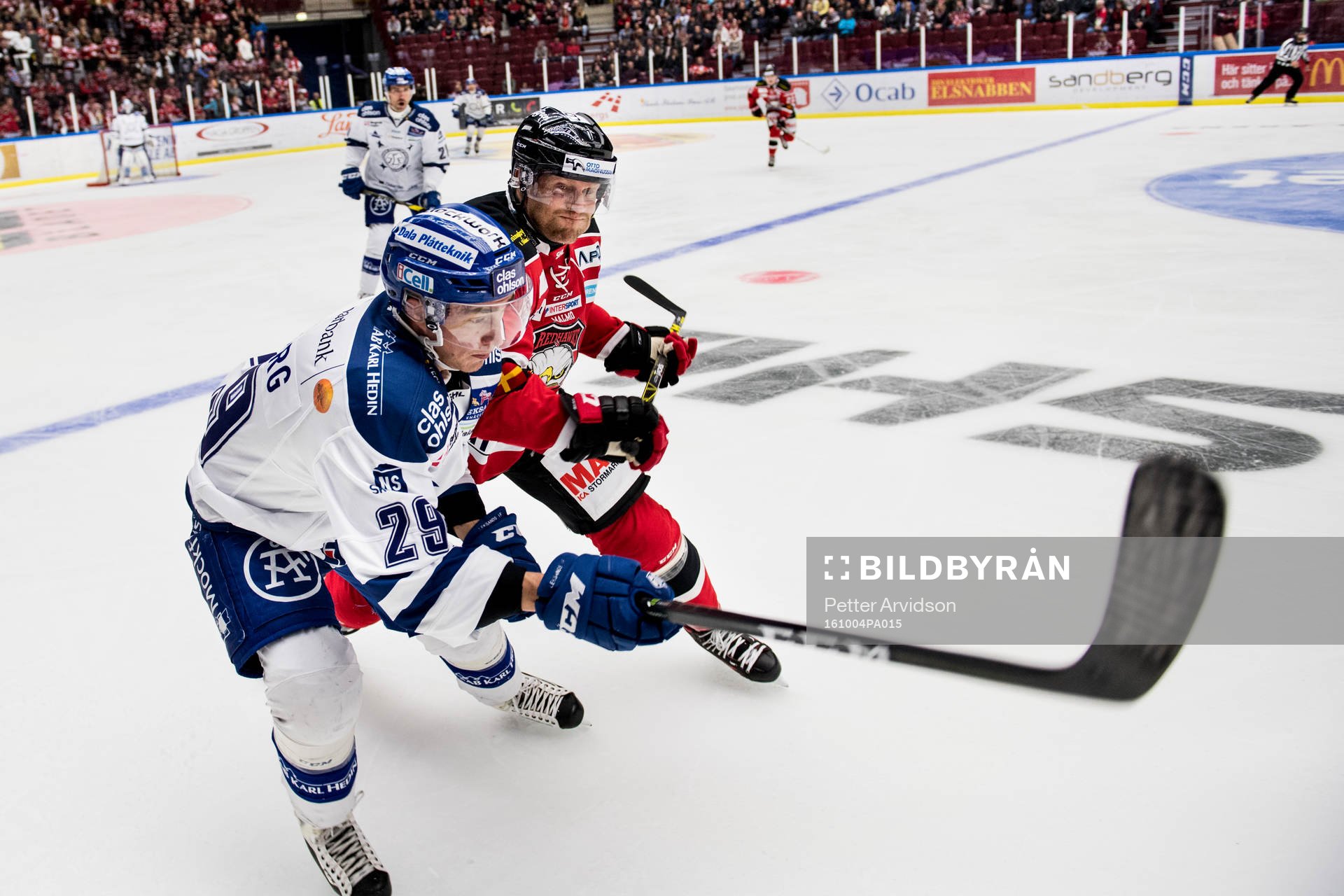 Leksands Tobias Forsberg och Malmö Redhawks Mathias