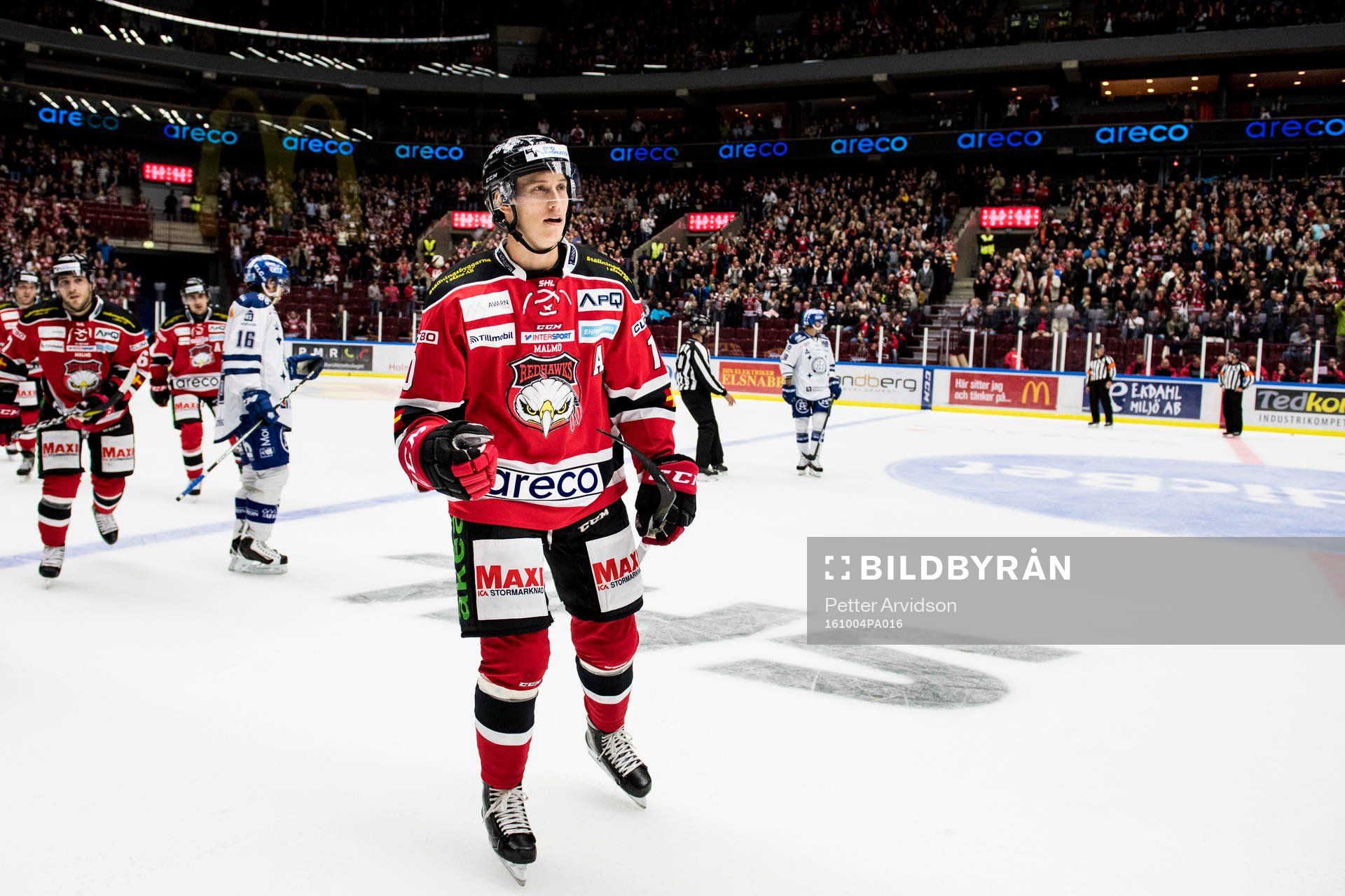 Malmö Redhawks Robin Alvarez jublar