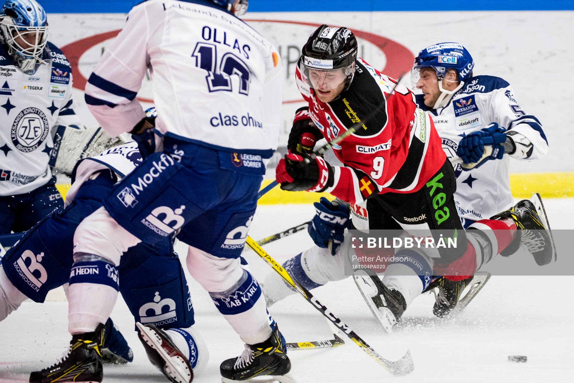 Malmö Redhawks Frederik Storm och Leksands Ben Youds