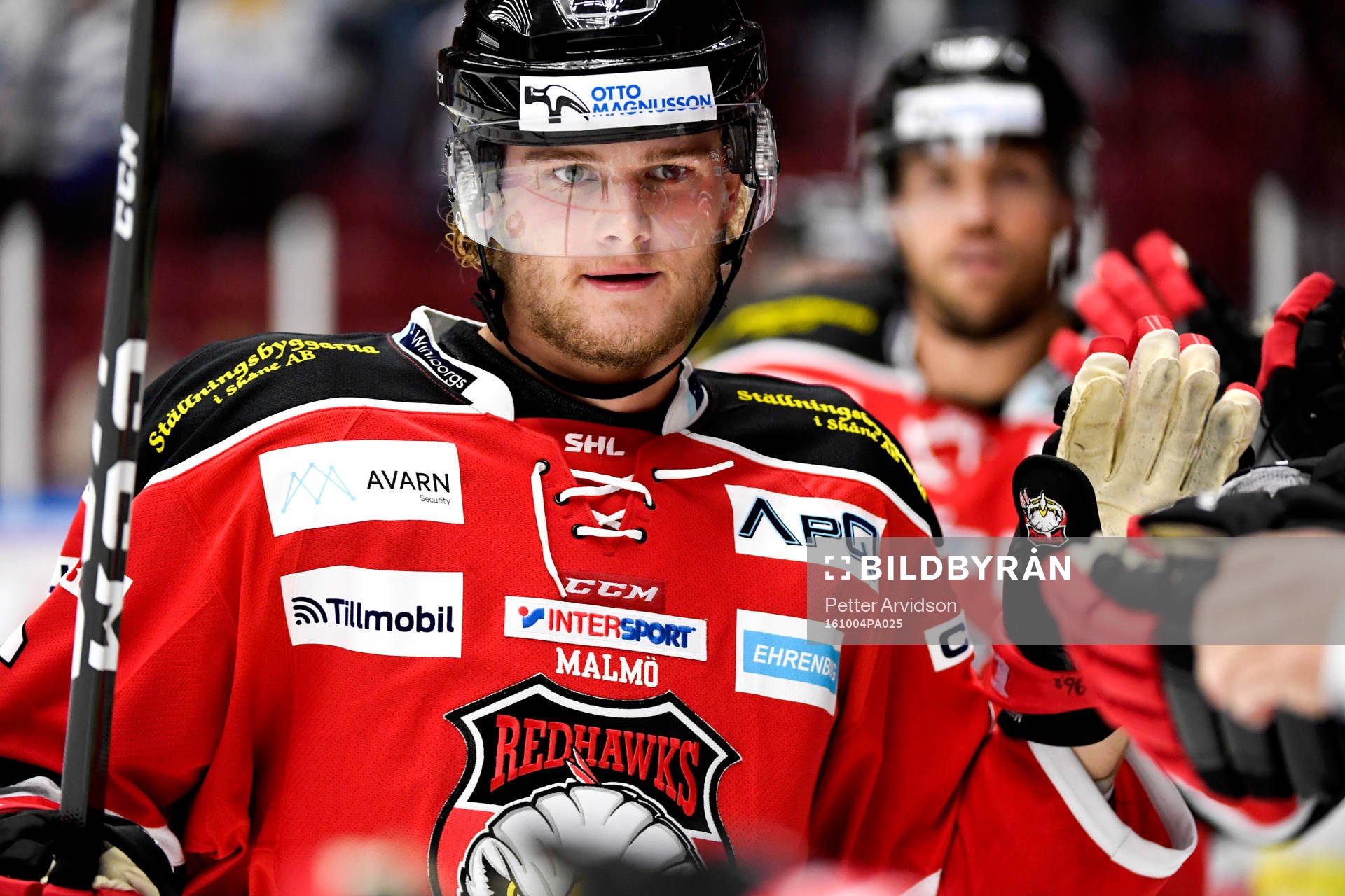 Malmö Redhawks Kim Rosdahl jublar