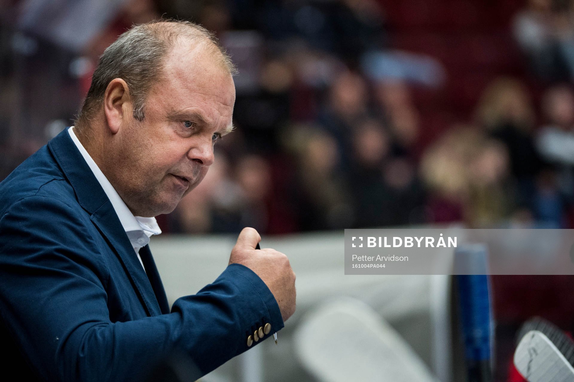 Leksands tränare Per-Erik Johnsson