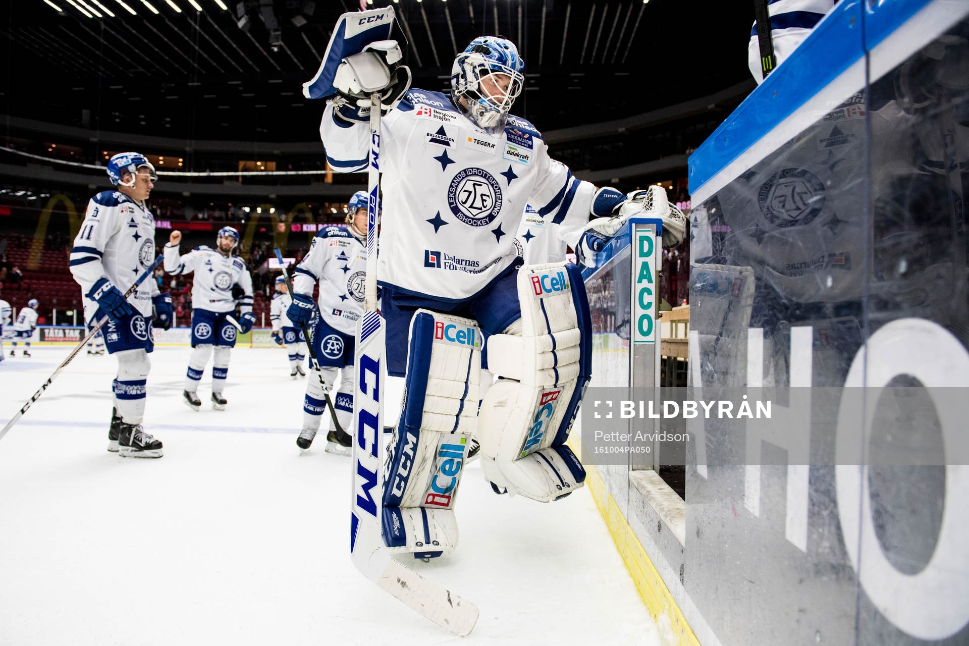 Leksands målvakt Henrik Haukeland deppar när han lämnar