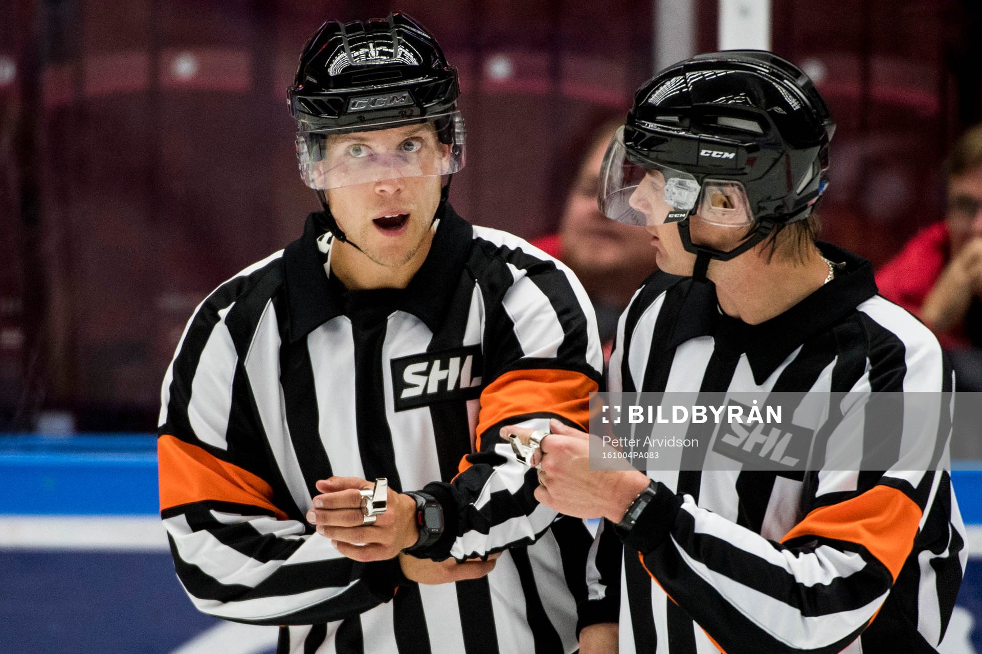 Domare Andreas Harnebring och Mikael Andersson