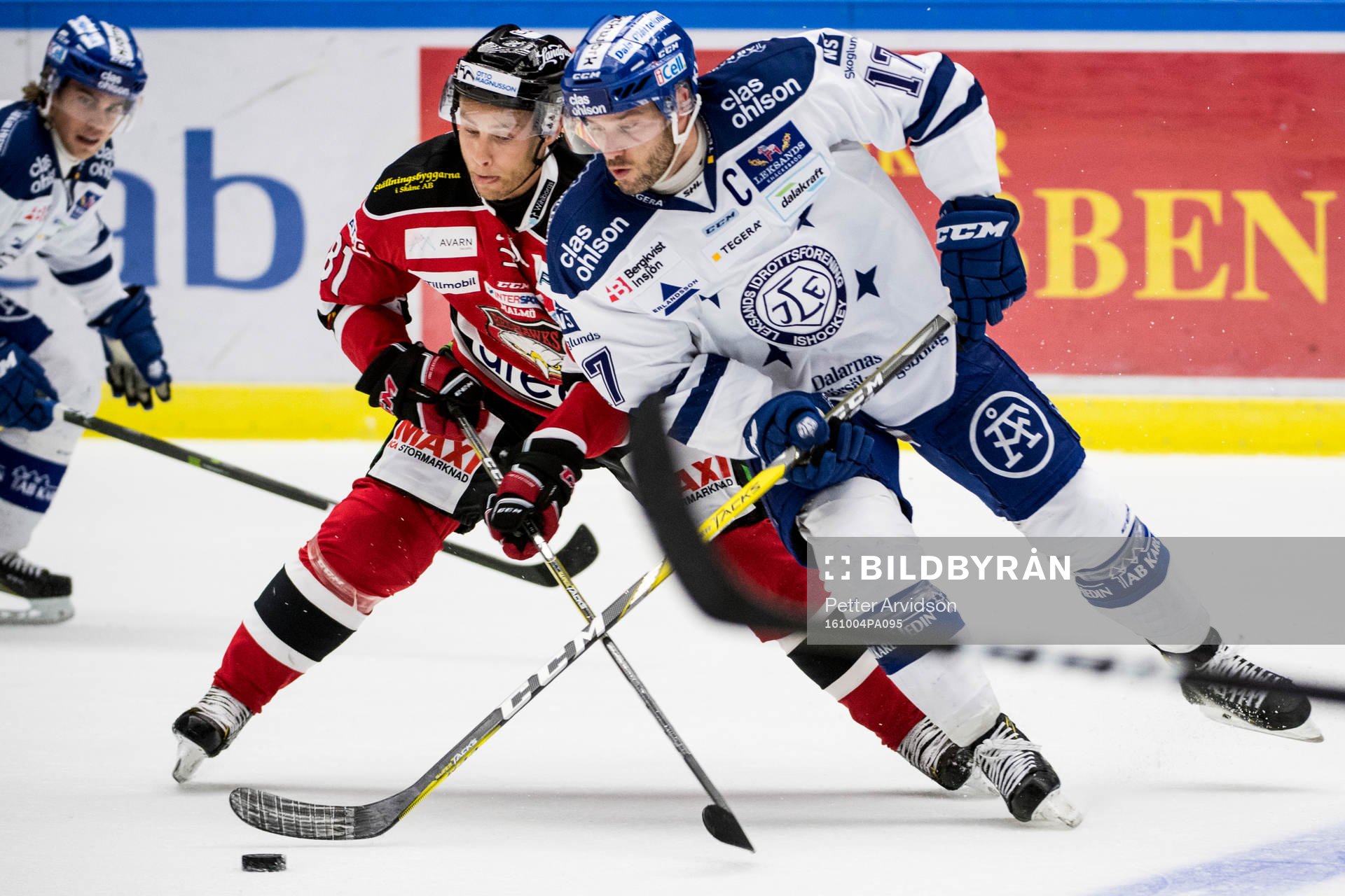 Malmö Redhawks Ilari Filppula och Leksands Jesper Ollas