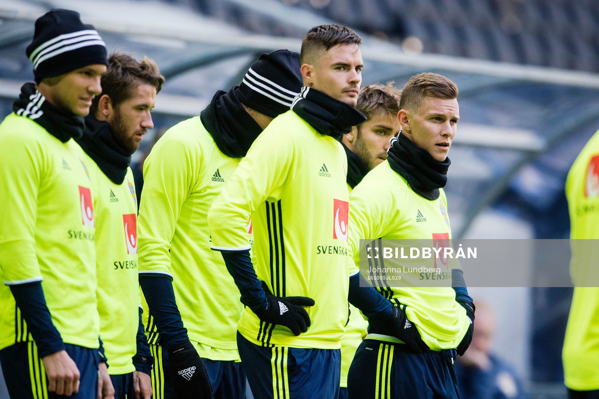 Sveriges Mikael Lustig och Emil Krafth