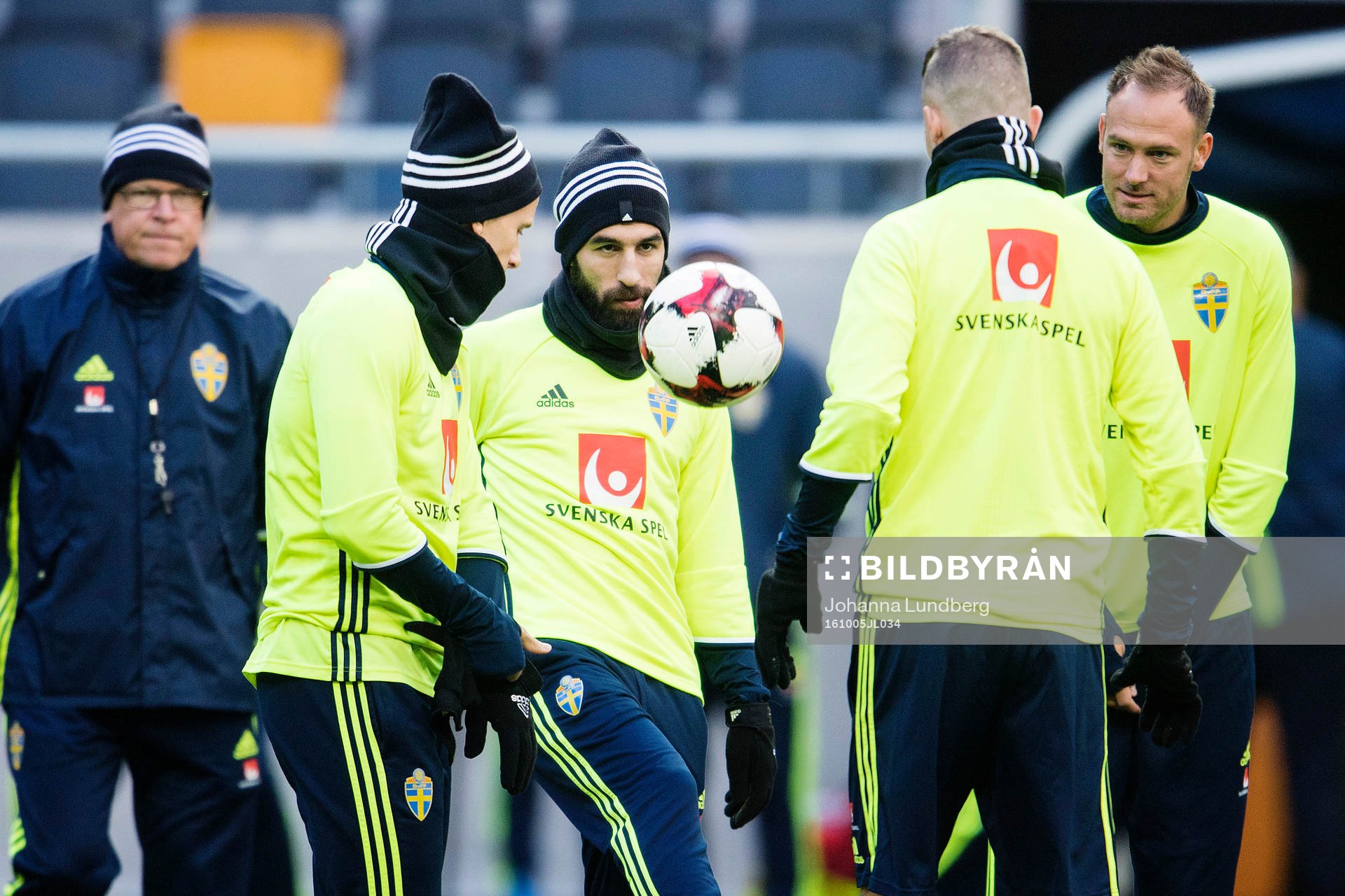Sveriges Oscar Wendt, Jimmy Durmaz och Andreas Granqvist