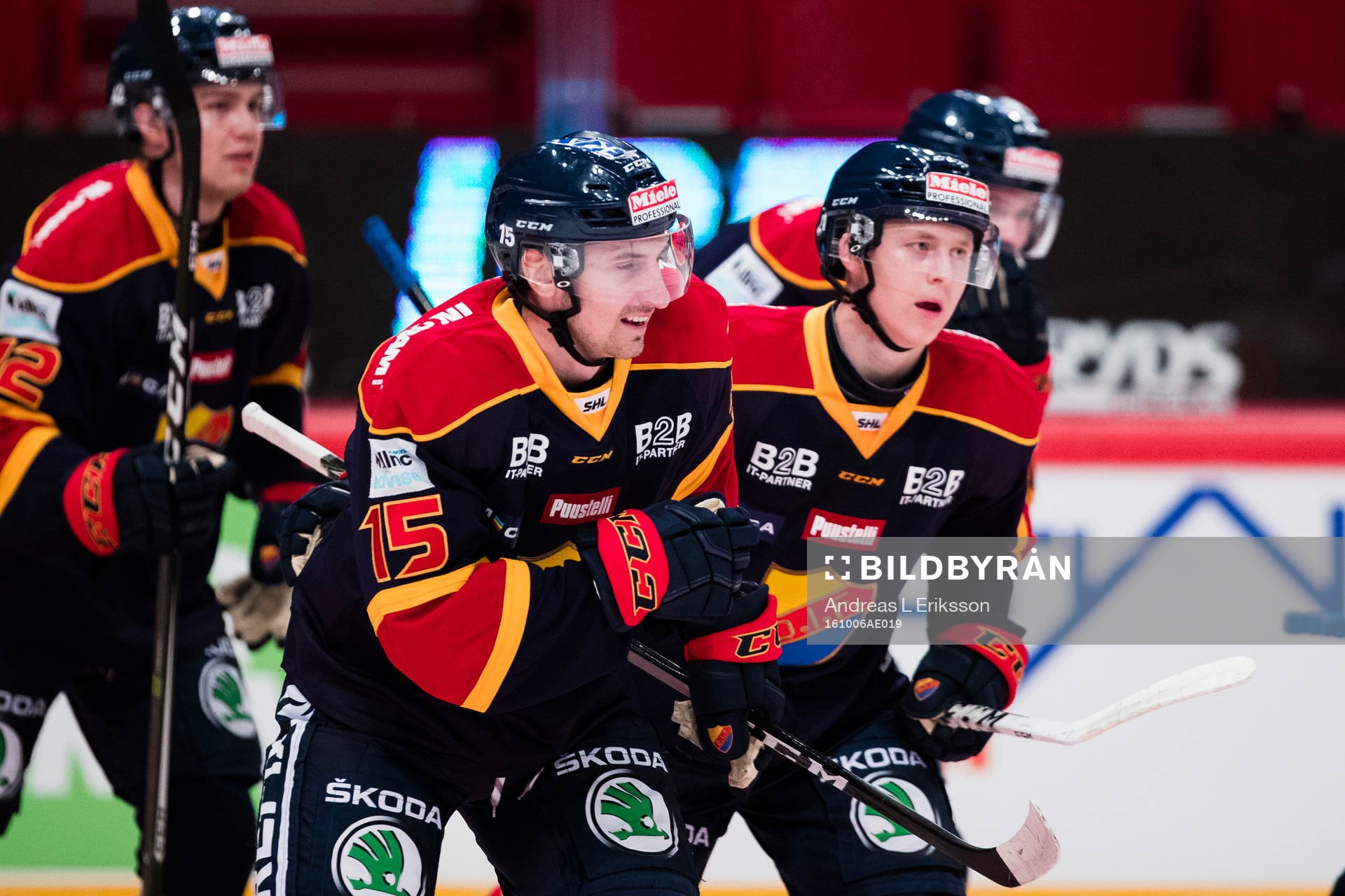 Djurgårdens Albin Lundin jublar