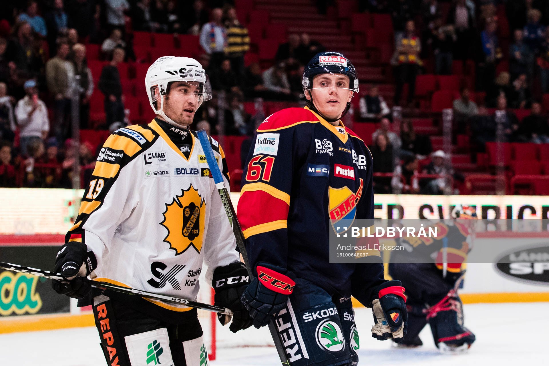Skellefteås Andrew Calof och Djurgårdens Markus Ljung
