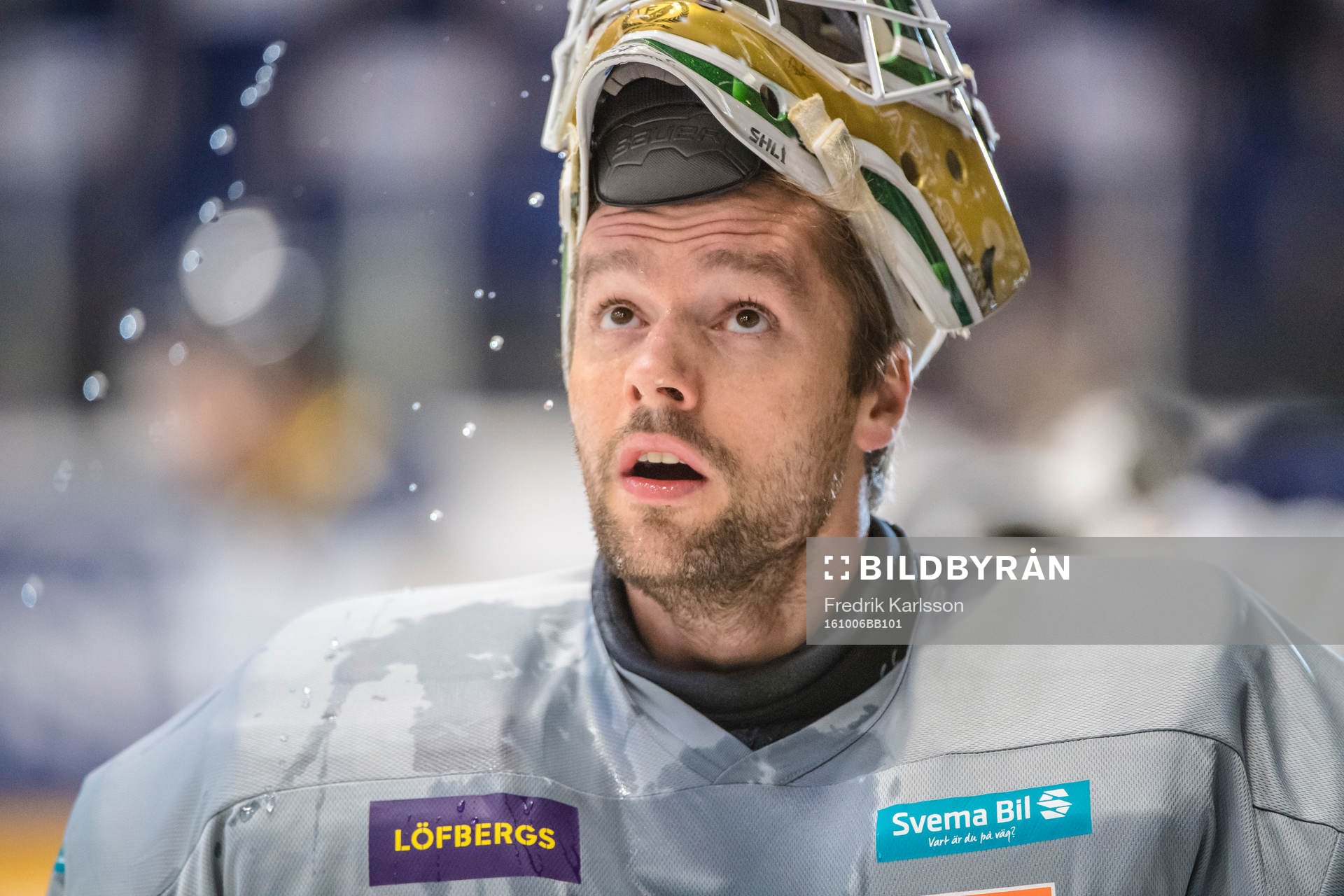 Färjestads målvakt Lars Haugen