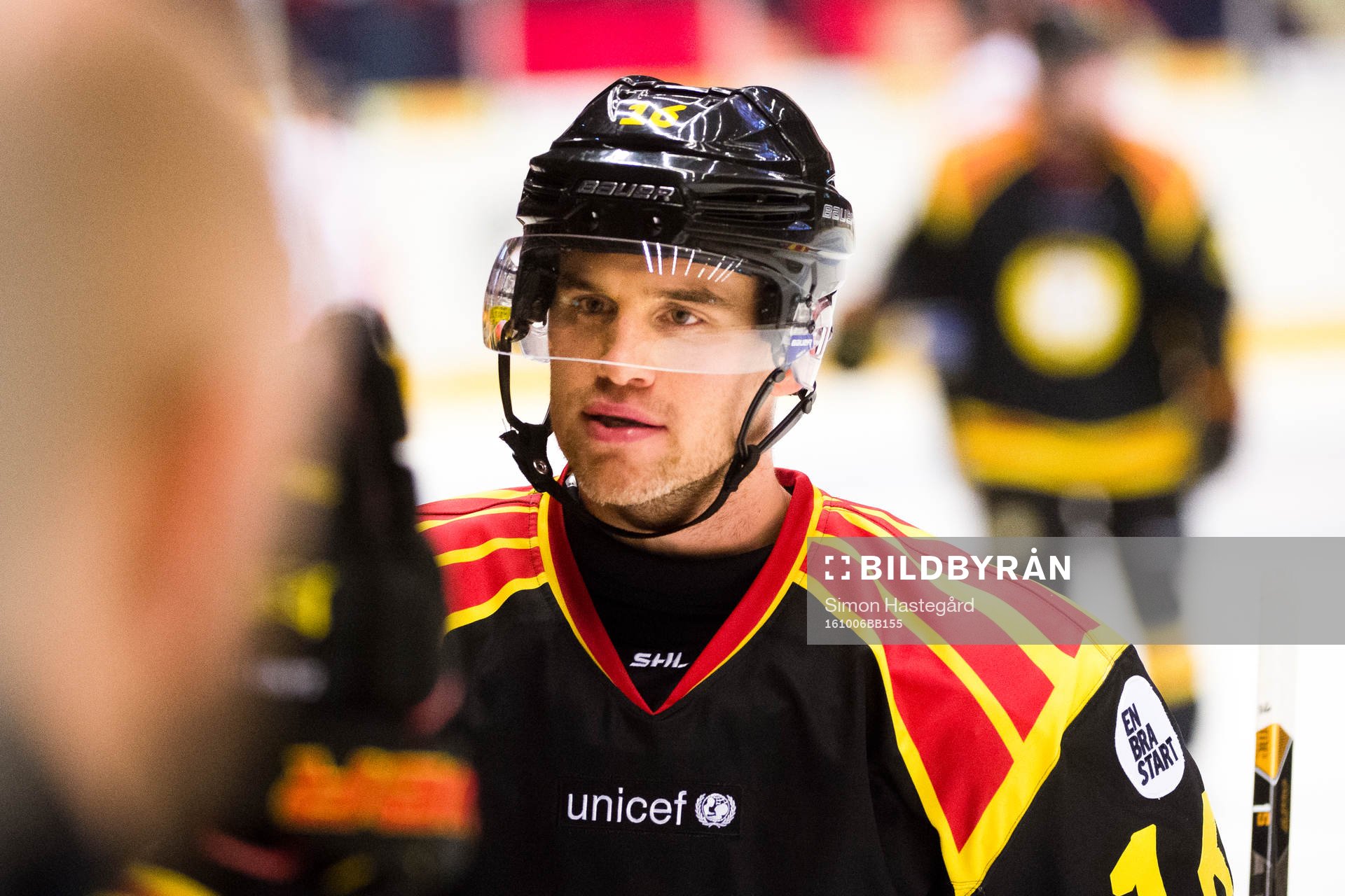 Brynäs Daniel Paille jublar