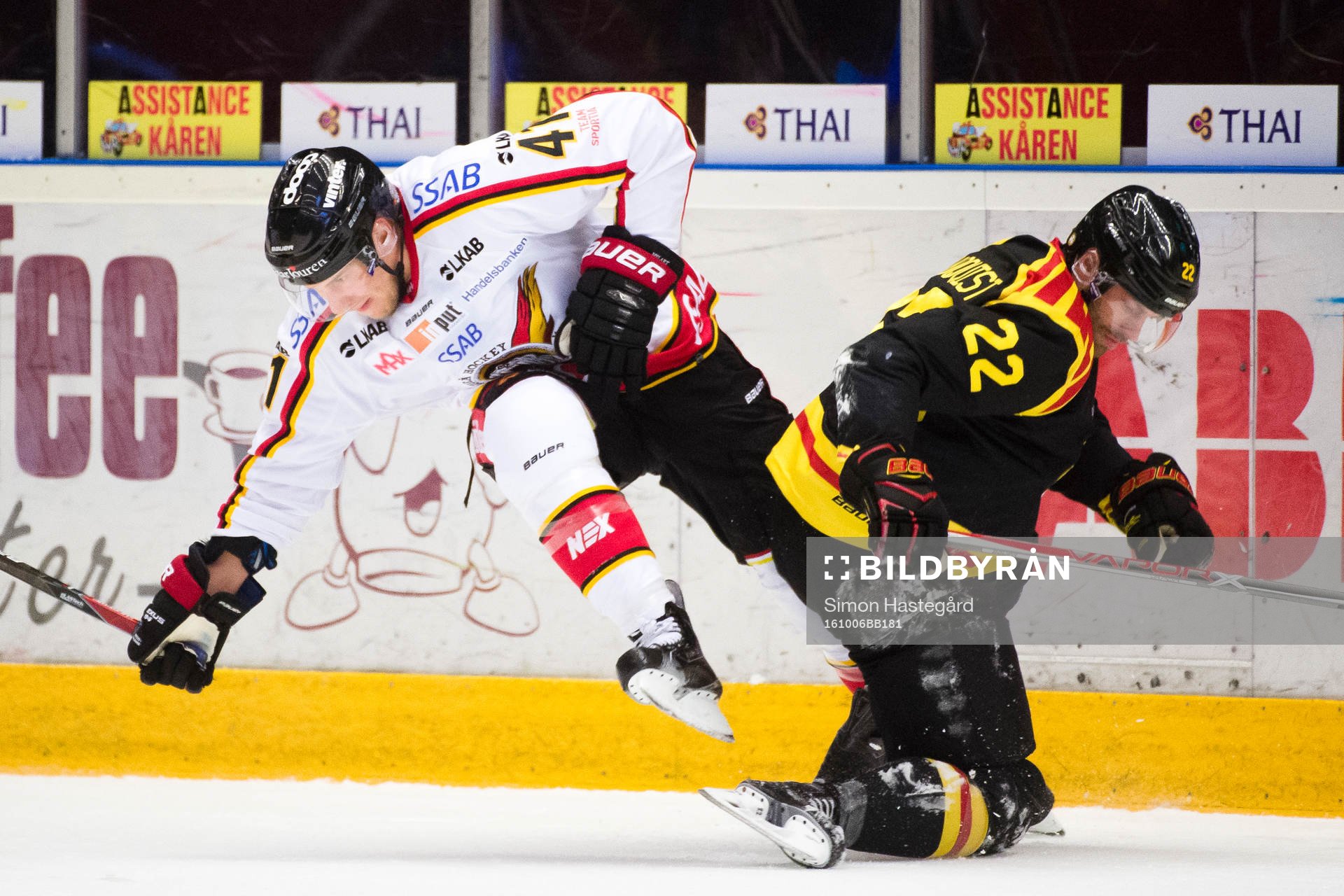 Luleås Ilari Melart och Brynäs Jörgen Sundqvist