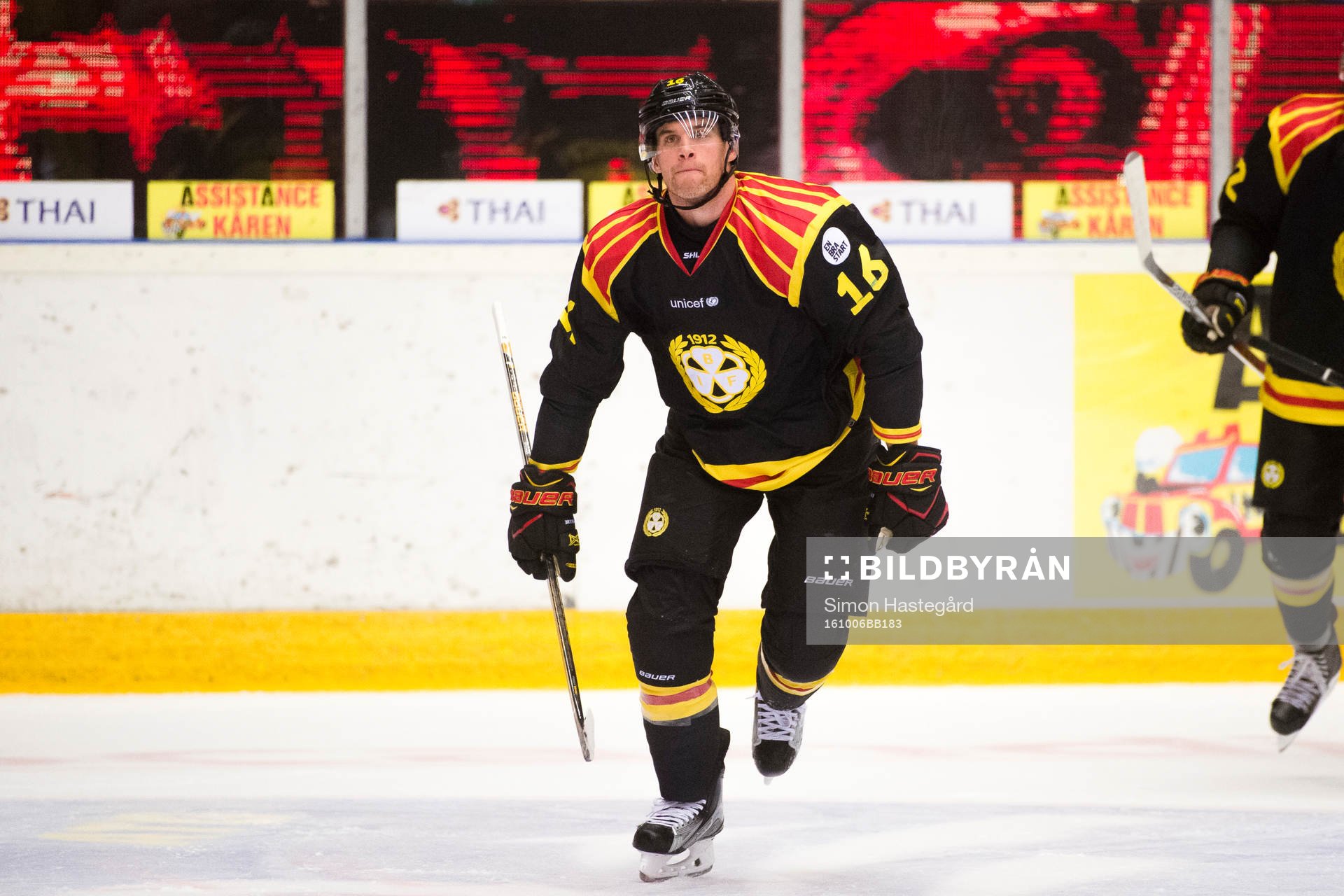 Brynäs Daniel Paille jublar