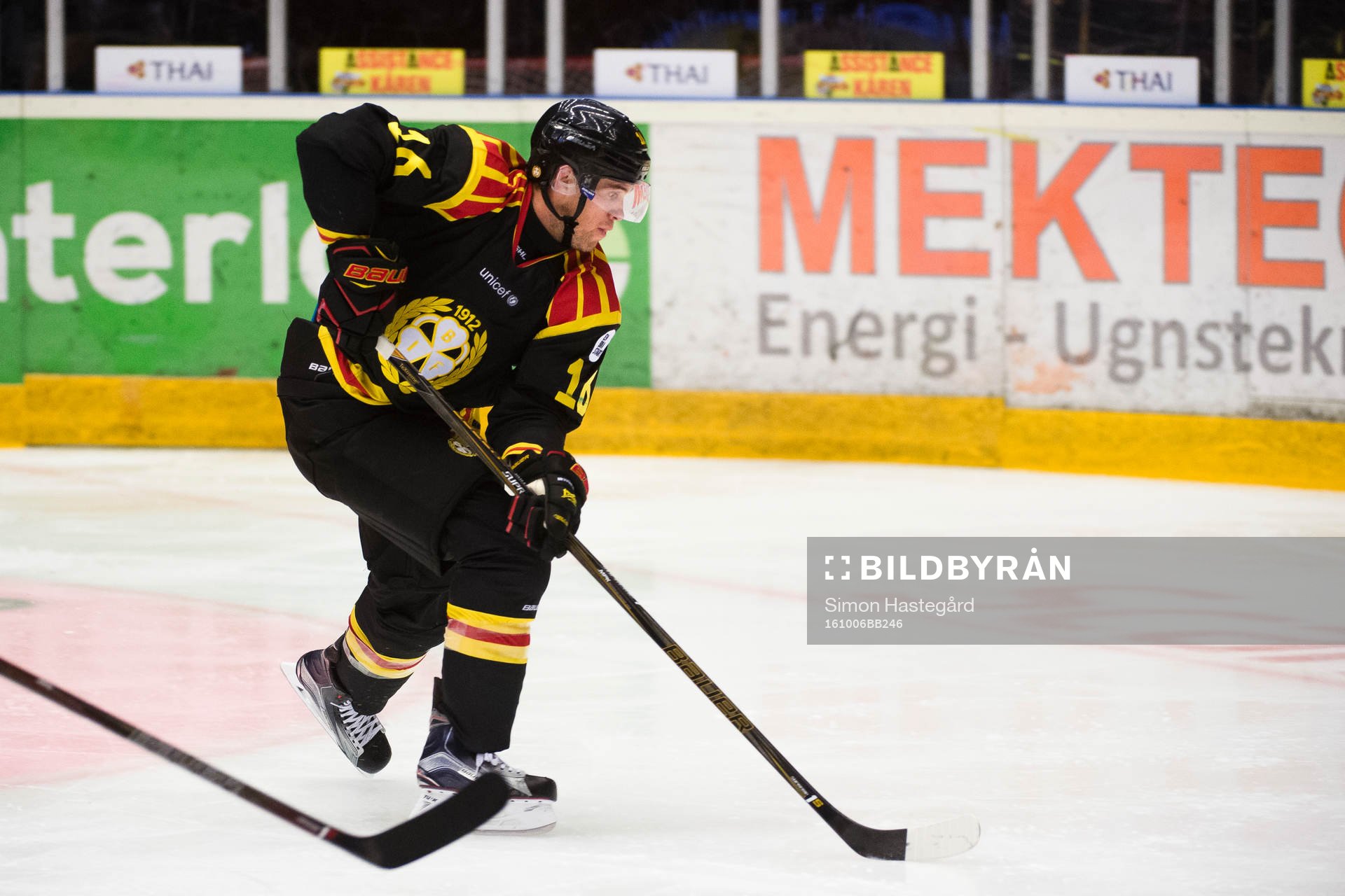 Friläge för Brynäs Daniel Paille vilket resulterar i 2-1