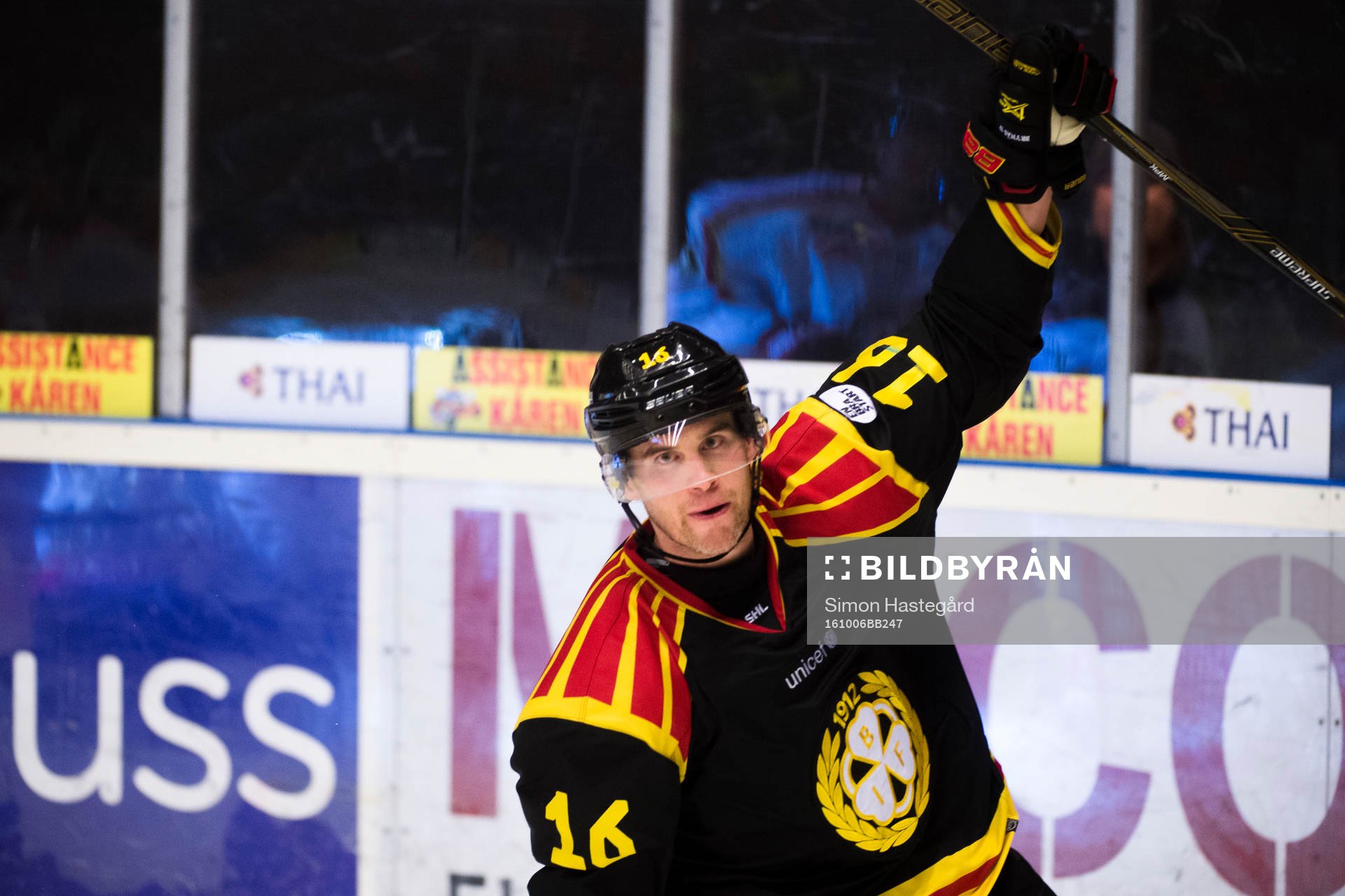 Brynäs Daniel Paille jublar