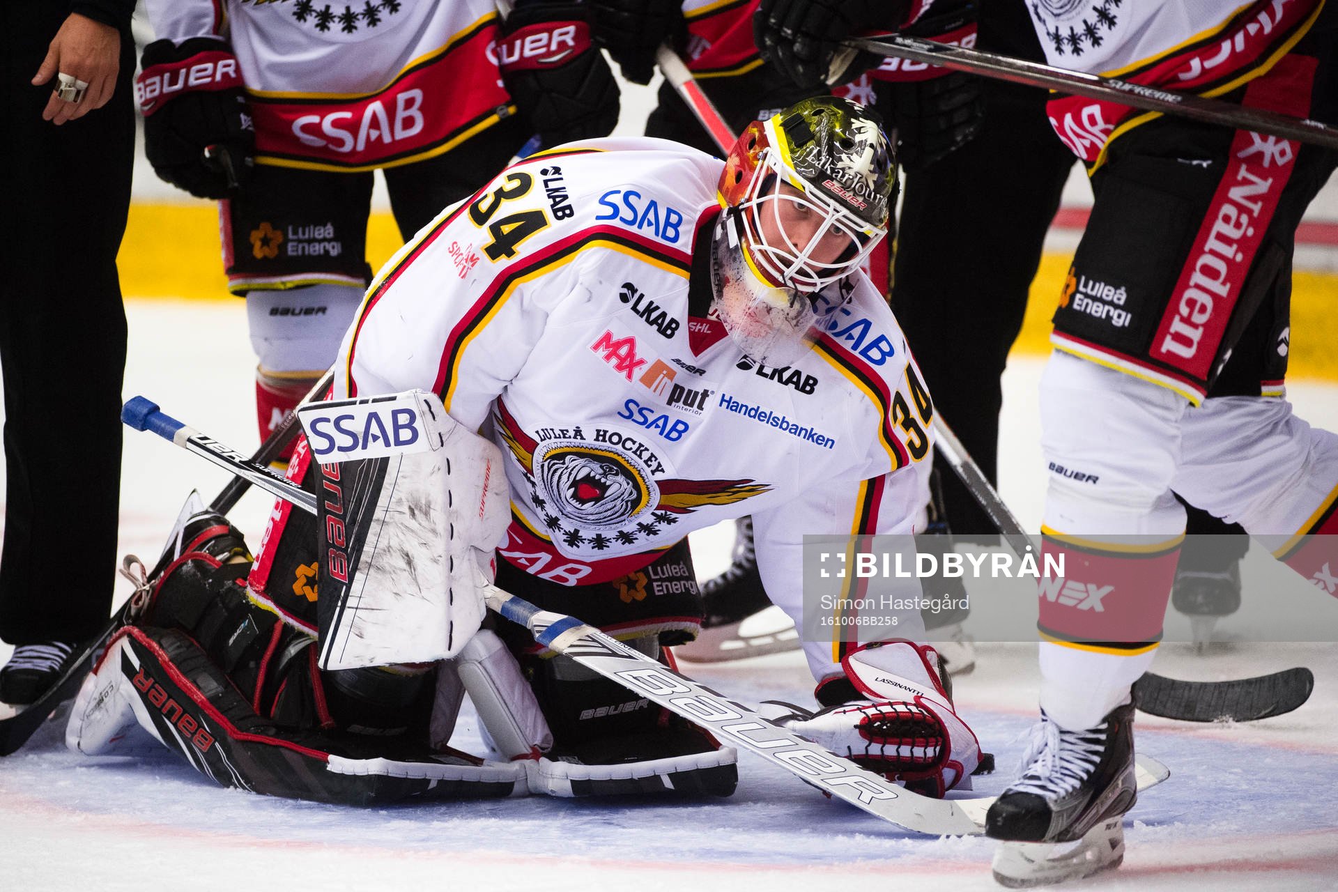 Luleås målvakt Joel Lassinatti