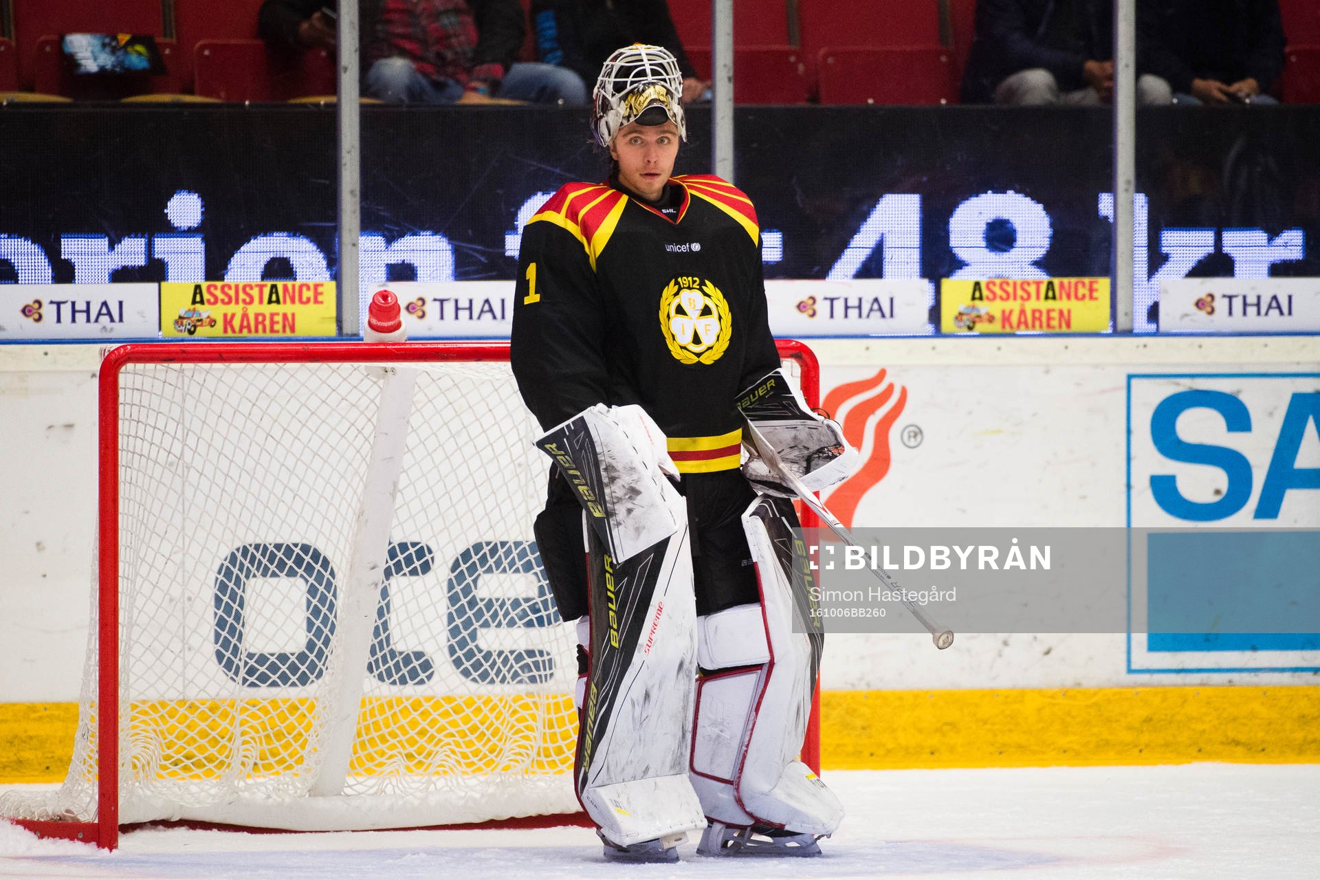 Brynäs målvakt Felix Sandström