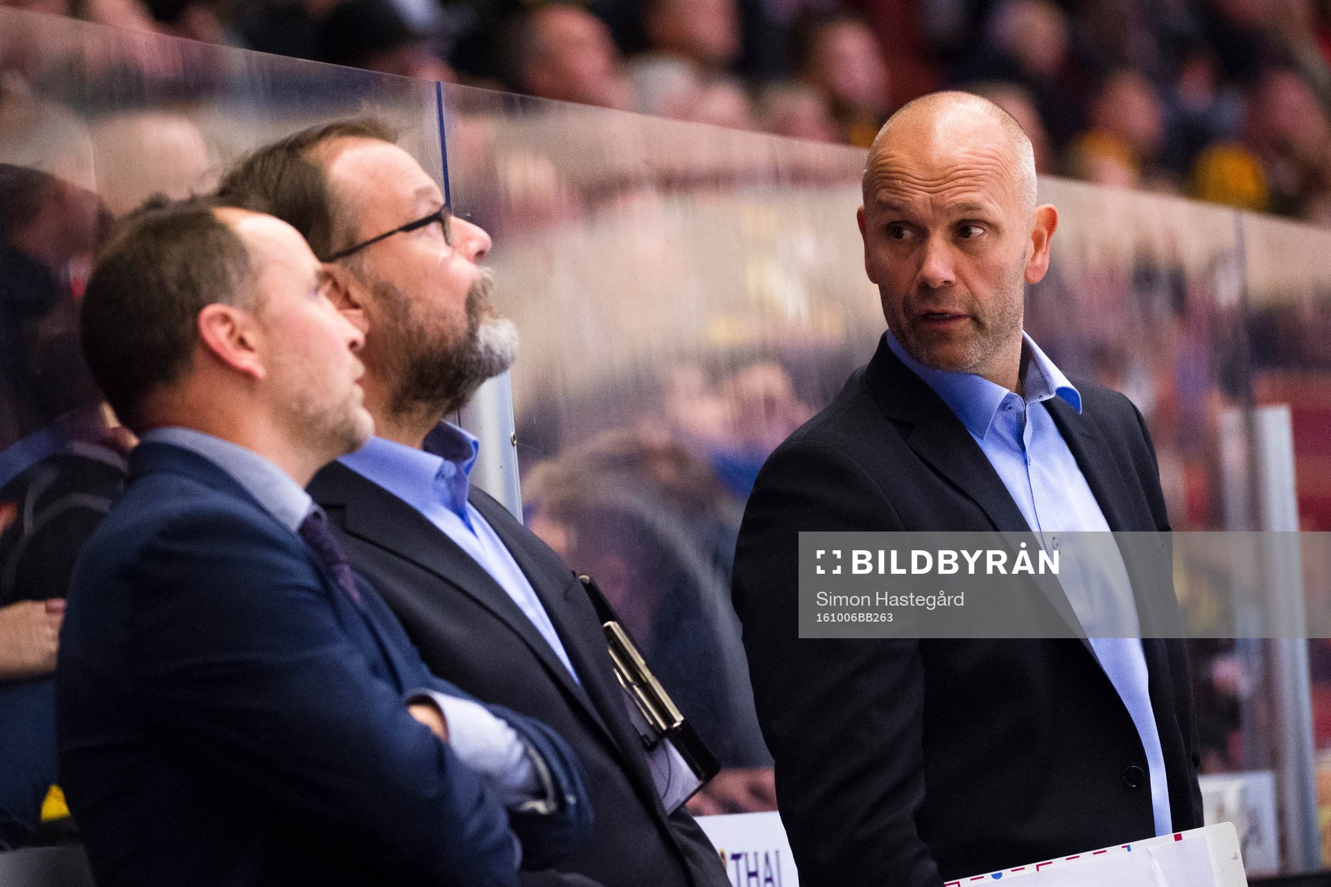 Brynäs tränare Thomas Berglund , målvaktstränare