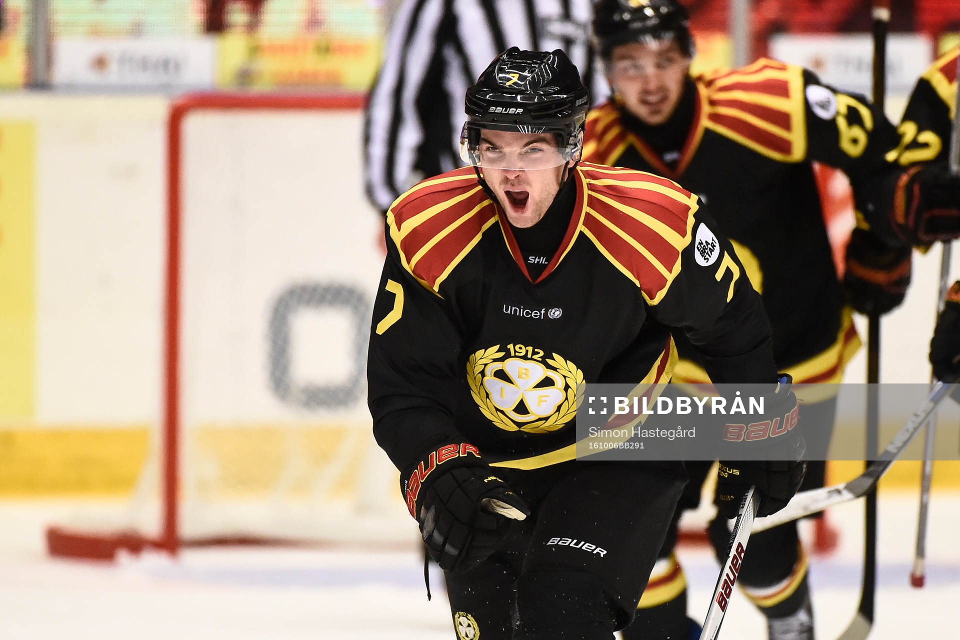 Brynäs Ponthus Westerholm jublar