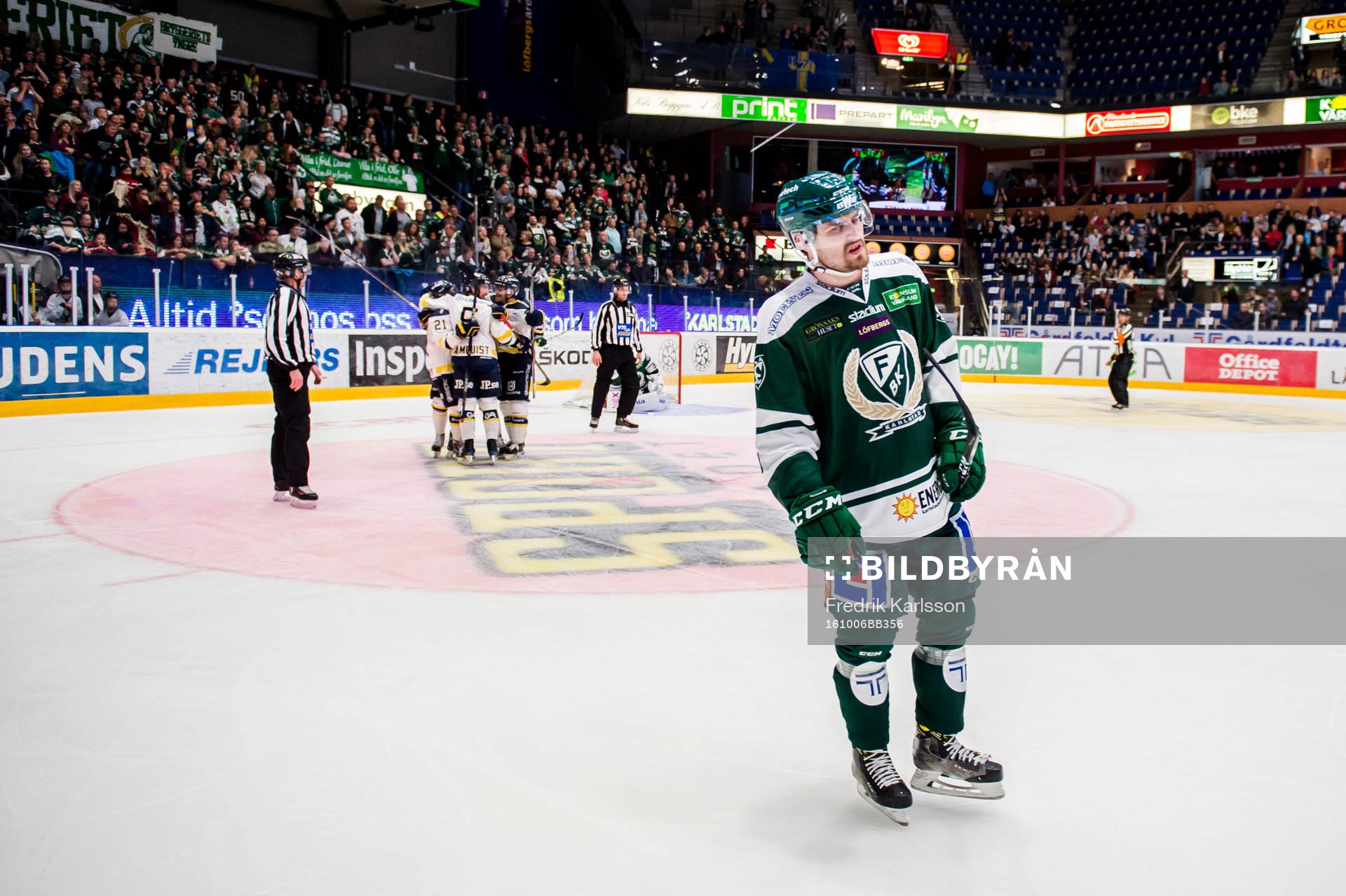 Färjestads Mikael Wikstrand  deppar