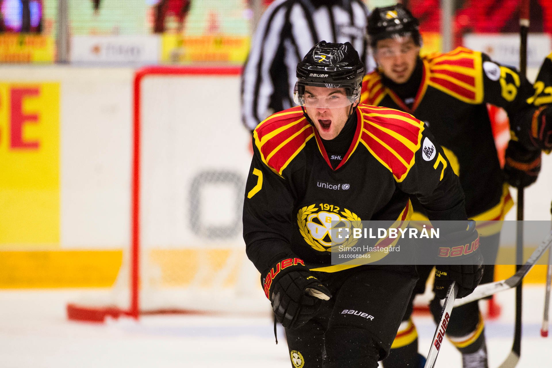 Brynäs Ponthus Westerholm jublar