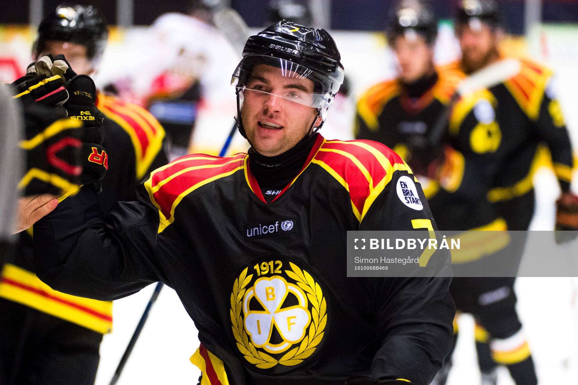 Brynäs Ponthus Westerholm jublar