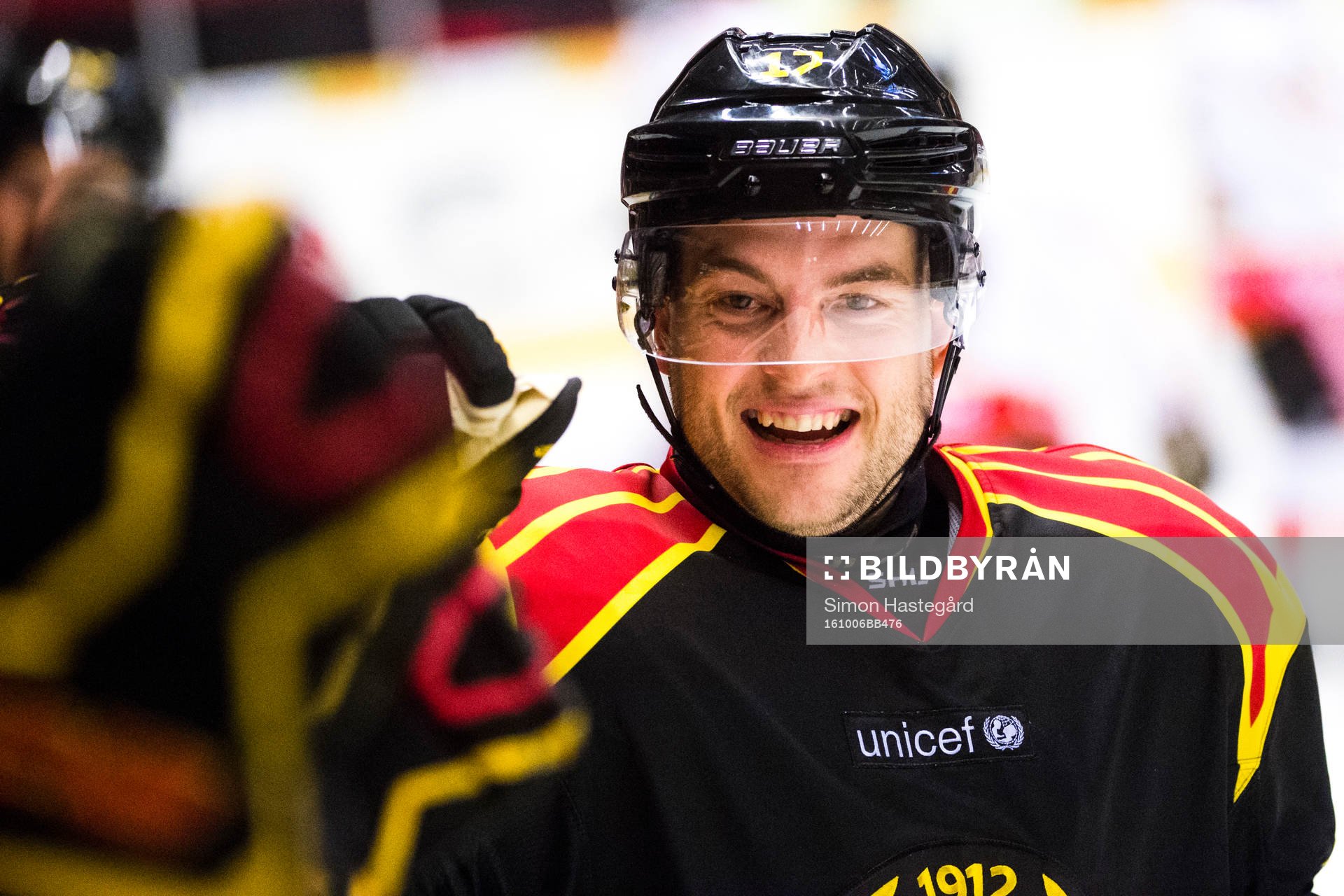 Brynäs Pathrik Westerholm  jublar