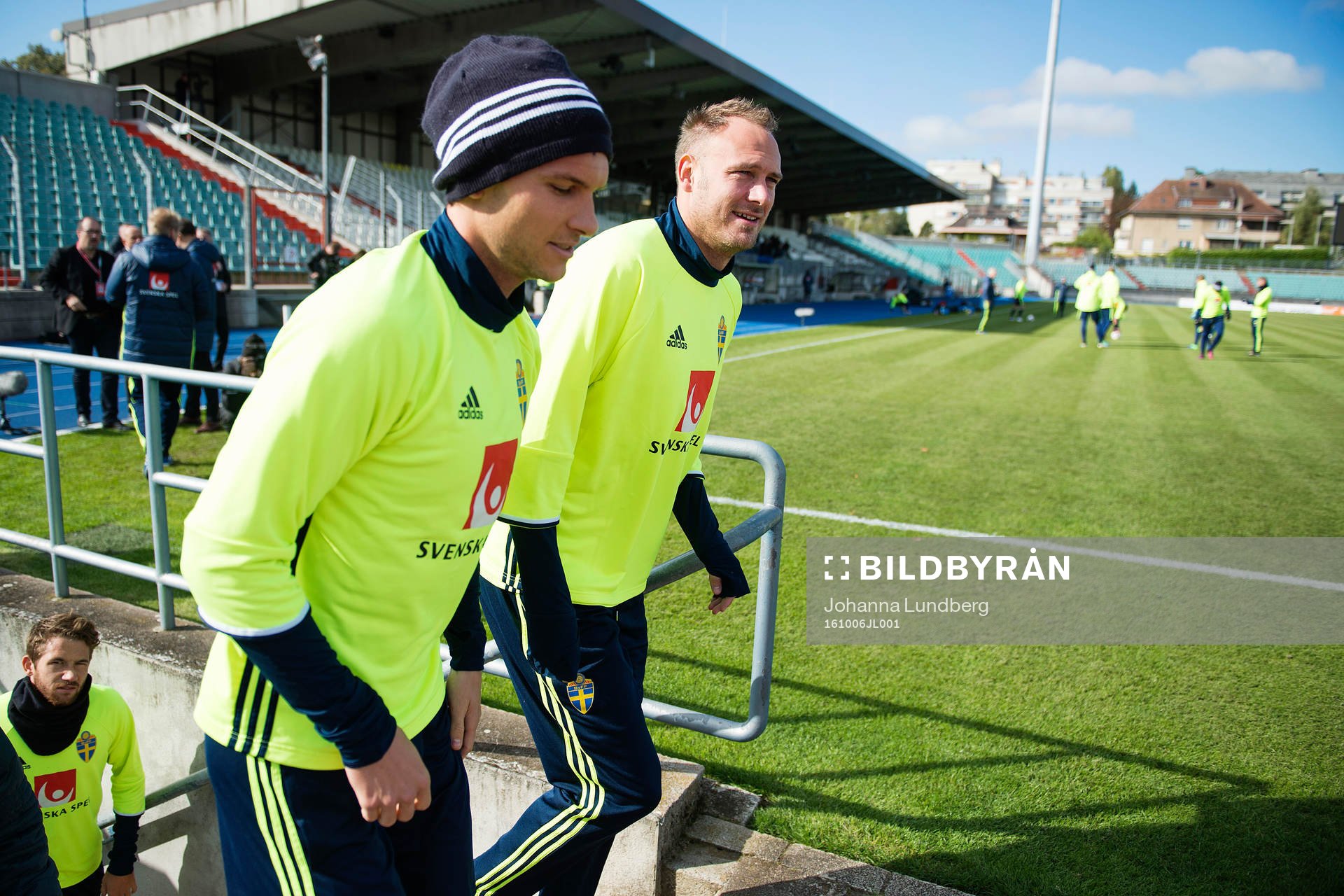 Sveriges Albin Ekdal och Andreas Granqvist