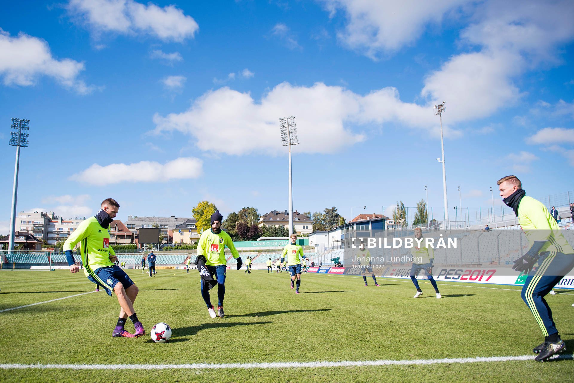 Sveriges Marcus Berg, Jimmy Durmaz, Alexander Fransson, Ola