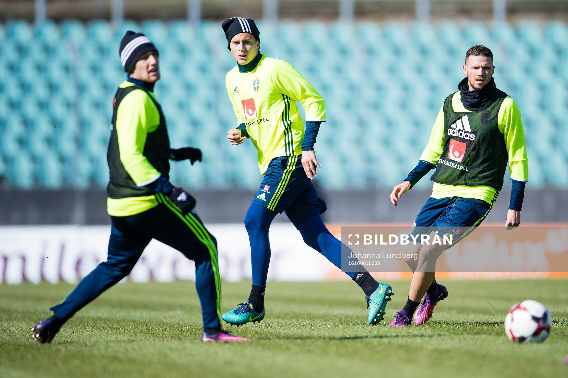 Sveriges Emil Forsberg, Victor Nilsson Lindelöf och Marcus
